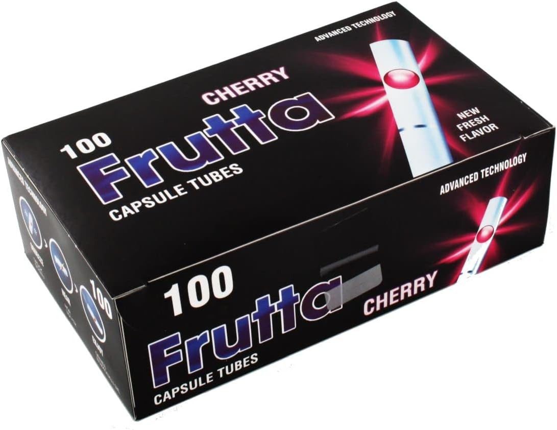 Filter-Set 500 Stück FRUTTA Click Hülsen Cherry Filterhülsen mit Aromakapsel