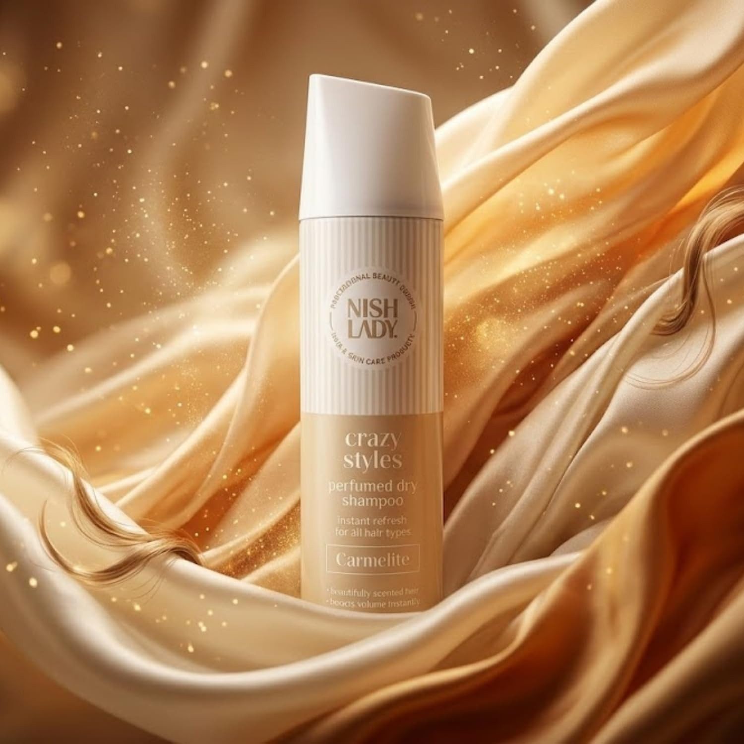 Nishlady Trockenshampoo Nishlady Parfümiertes Trockenshampoo 150 ml – 3 Düfte