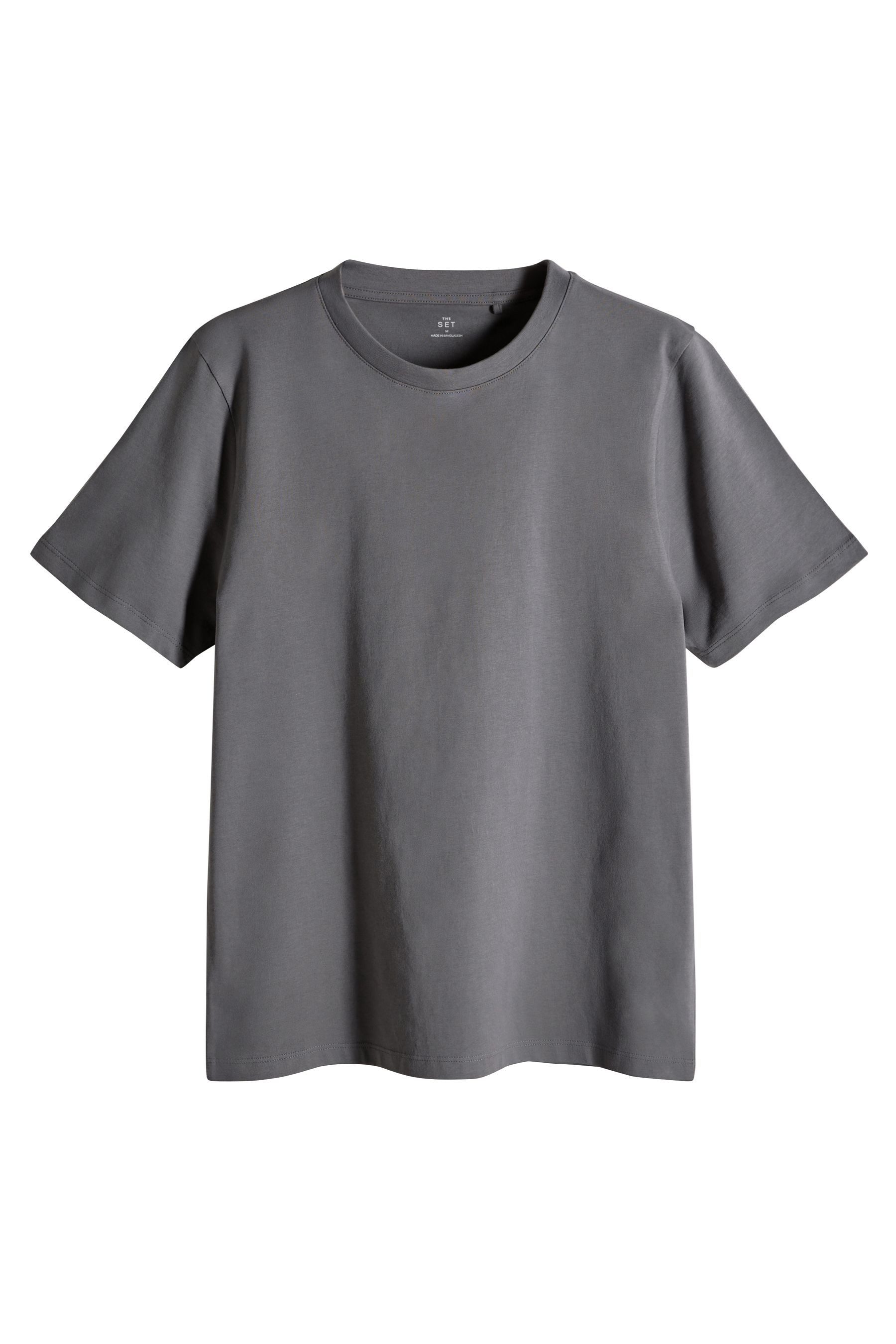 The Set T-Shirt The Set Slim Fit Kurzarm-T-Shirts, 4er-Pack (4-tlg) günstig online kaufen