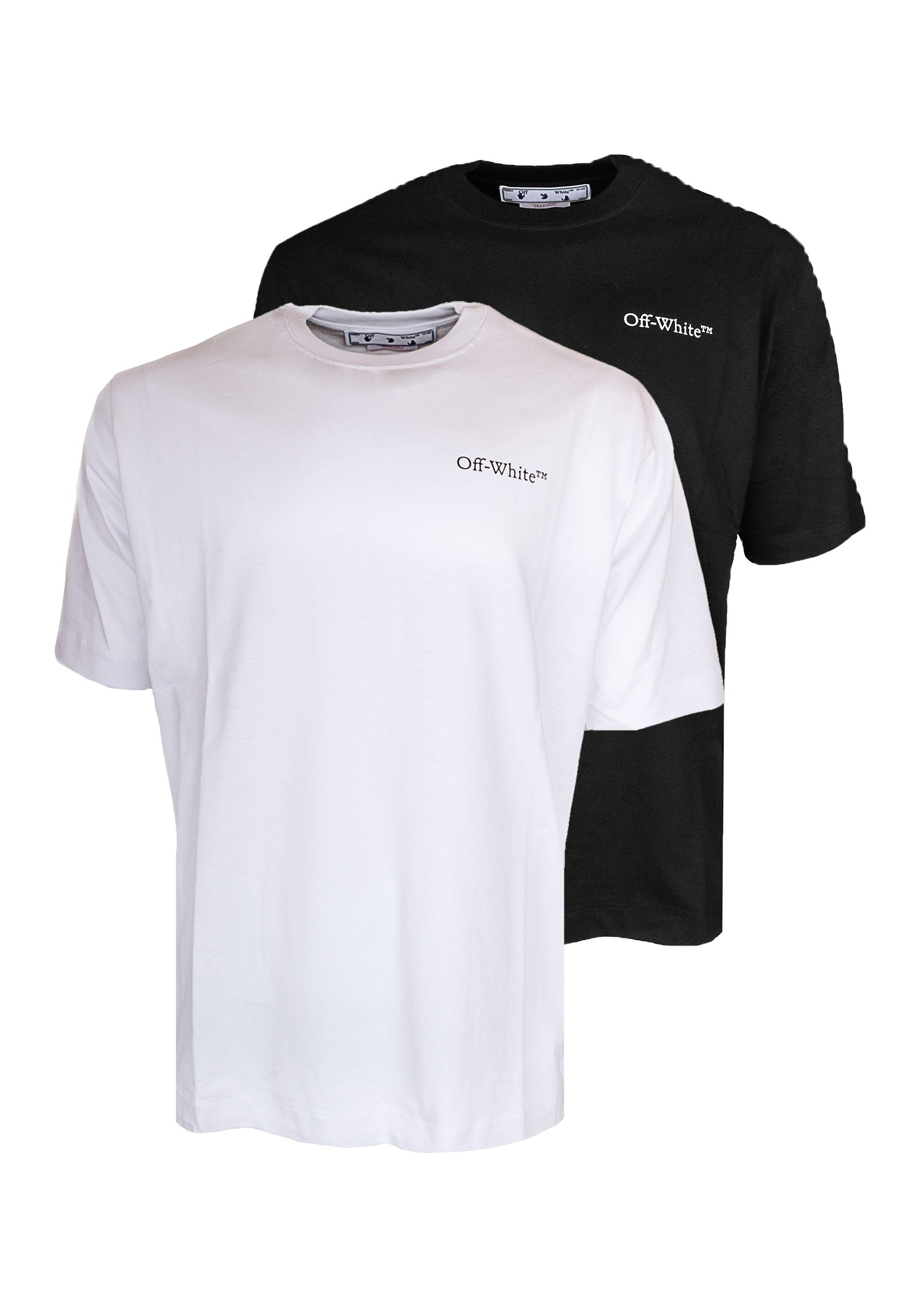 Shirt White T-Shirt OFF-WHITE T-Shirt Caravaggio Black Crowning Herren Off