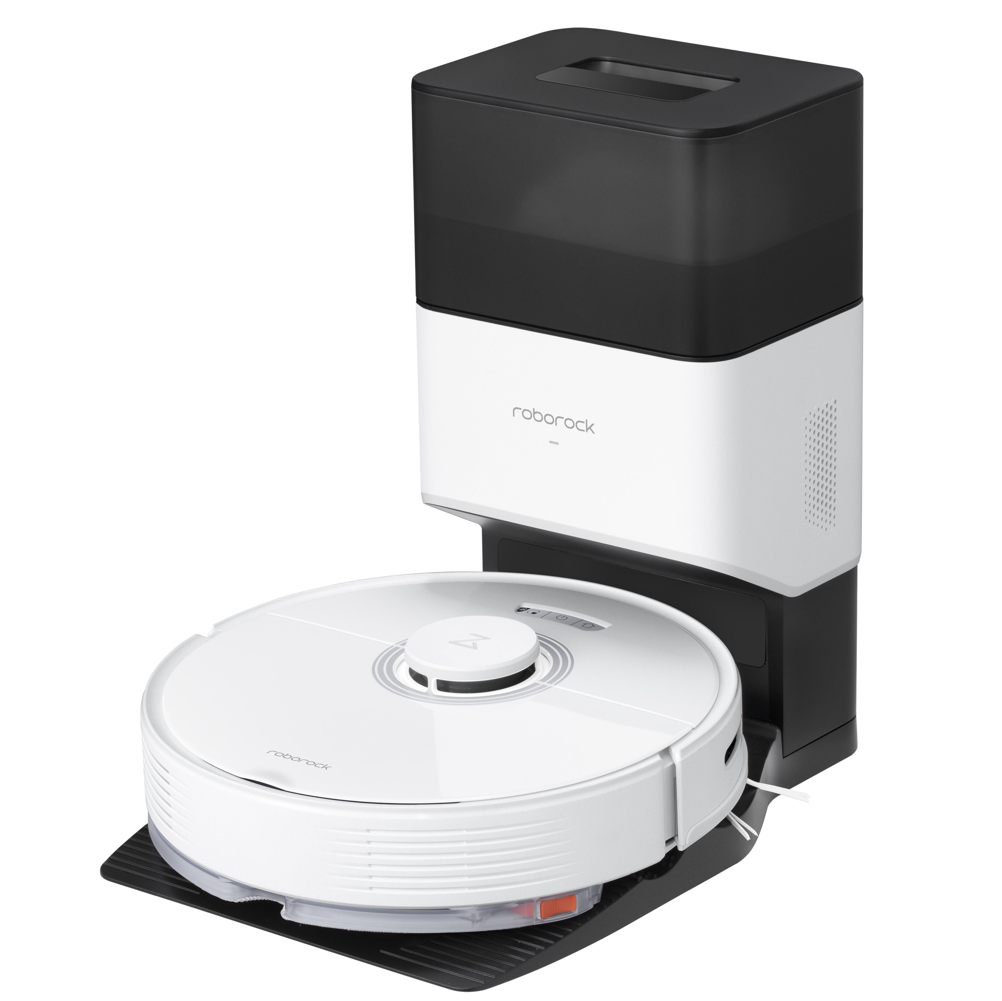 Roborock Saugroboter Q7 Max+/Q7 MAX, 58 W, 4200Pa, Mit Wischfunktion, Saugstation, automatischer Entleerung, LIDAR-Navigation, Intelligente Kartendarstellung, Sprach-/App-Steuerung, S5 MAX-Update