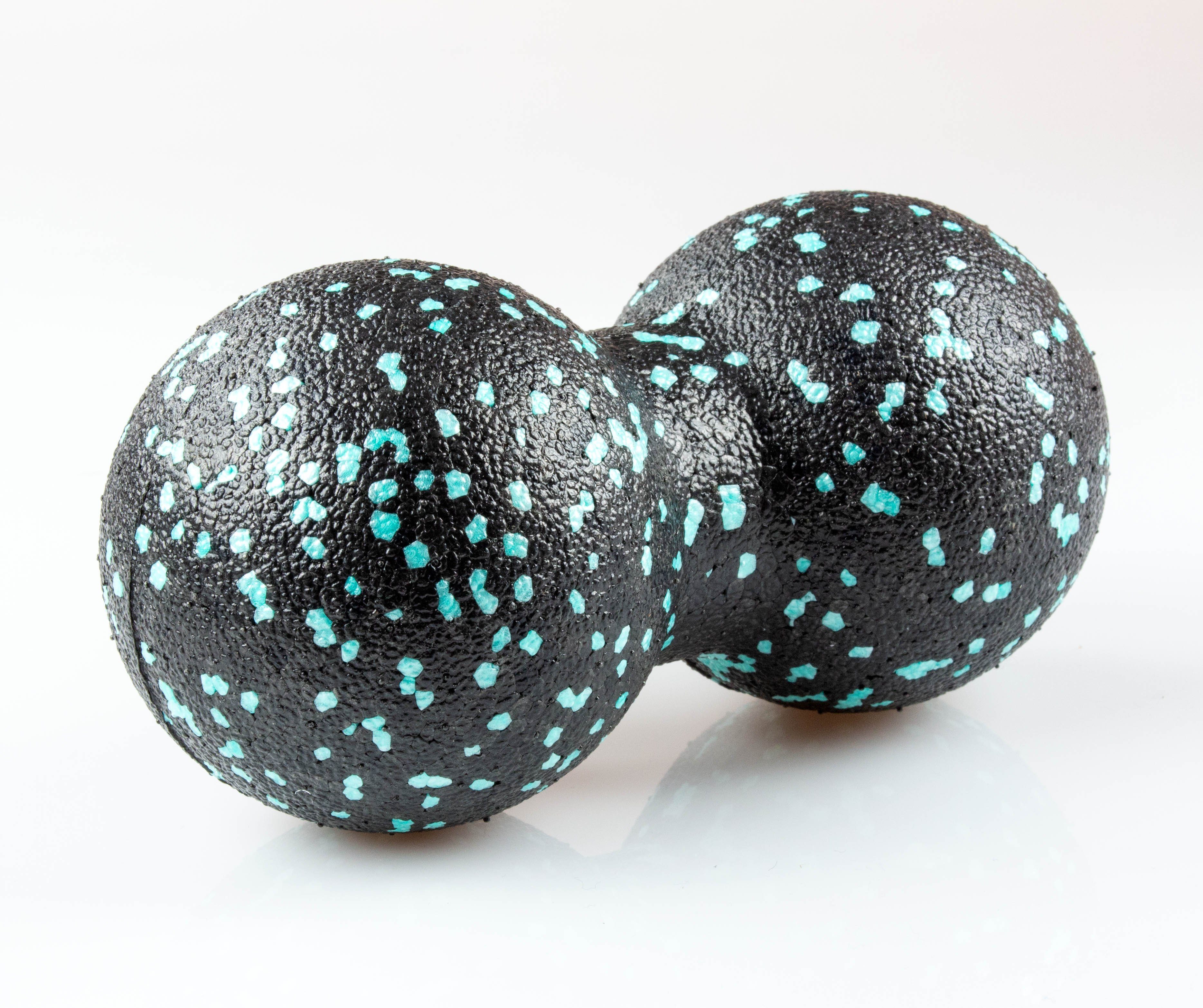 HARO Faszien-Massage-Duoball, schwarz/mint