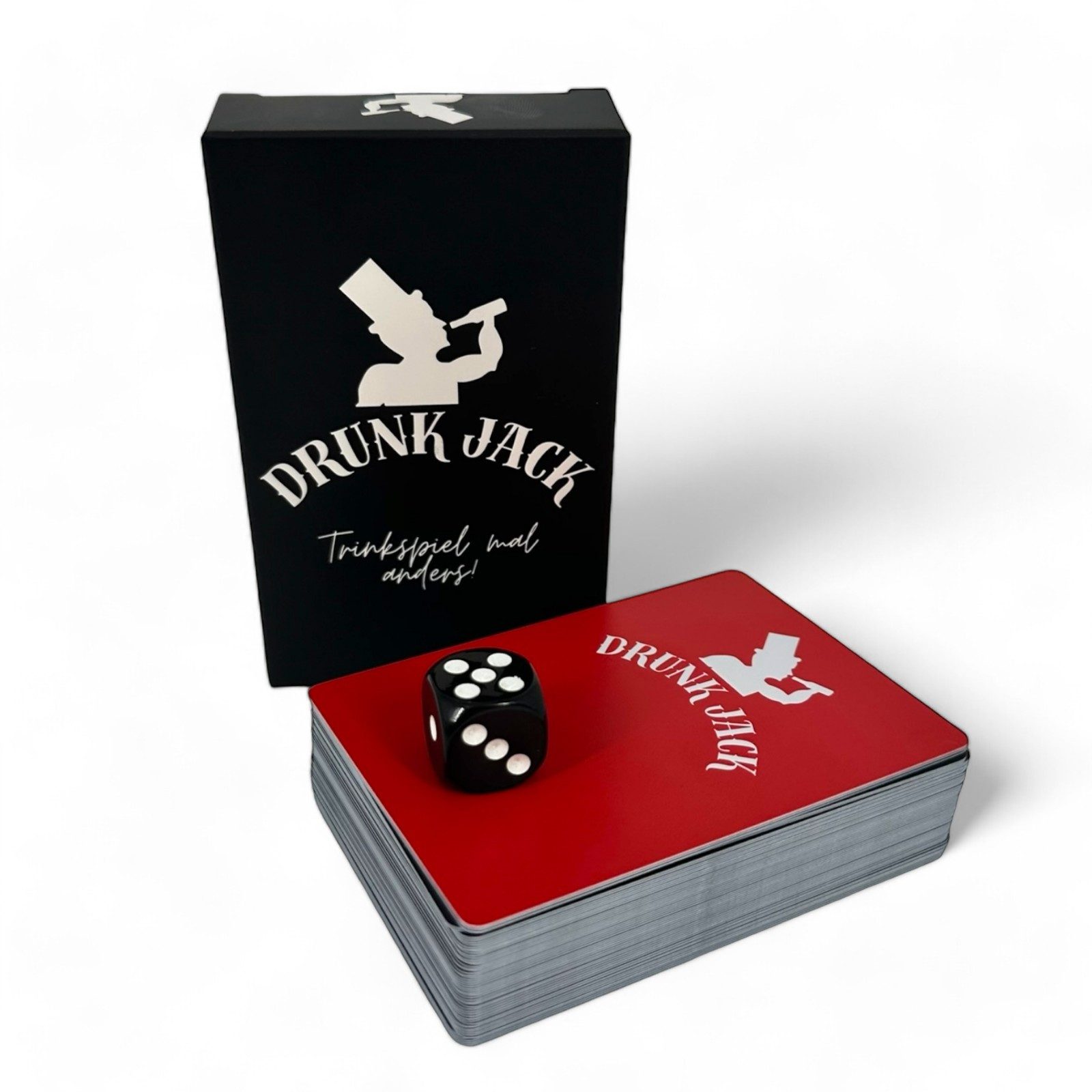 Wesiom Spiel Trinkspiel mal anders!, Drunk Jack -, Hochwertige Karten, Wasserabweisend, Trinkspiel für Erwachsene