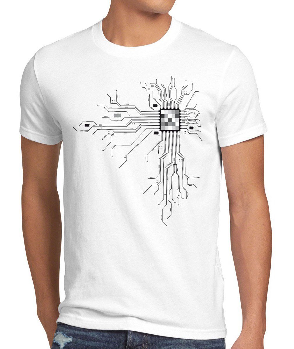 style3 T-Shirt Cyborg Computer Chip mac günstig online kaufen