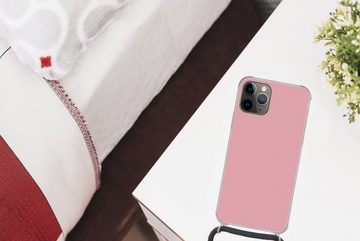 MuchoWow Handyhülle Rosa - Farben - Innenraum - Einfarbig - Farbe, Handyhülle Telefonhülle Apple iPhone 11 Pro Max
