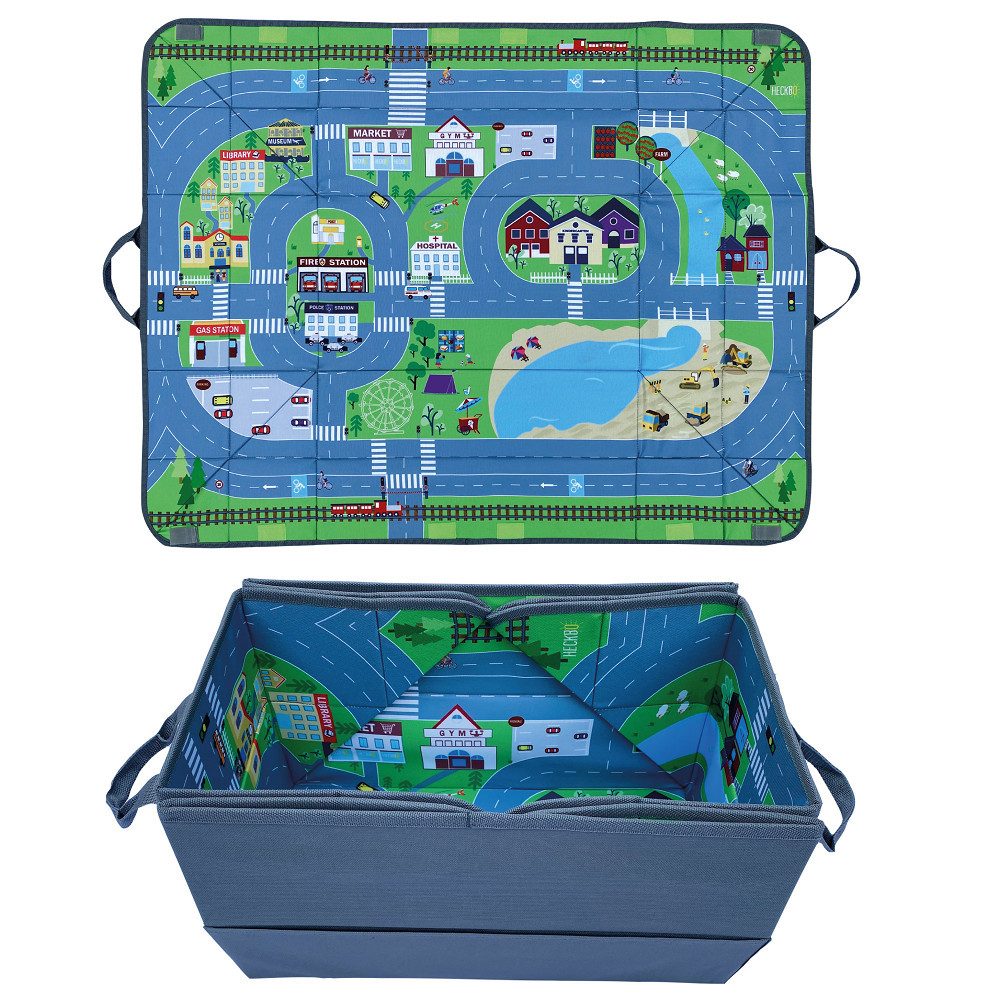 HECKBO Rücksitzorganizer 4 in1 Kinder Auto Organizer & Spielmatte
