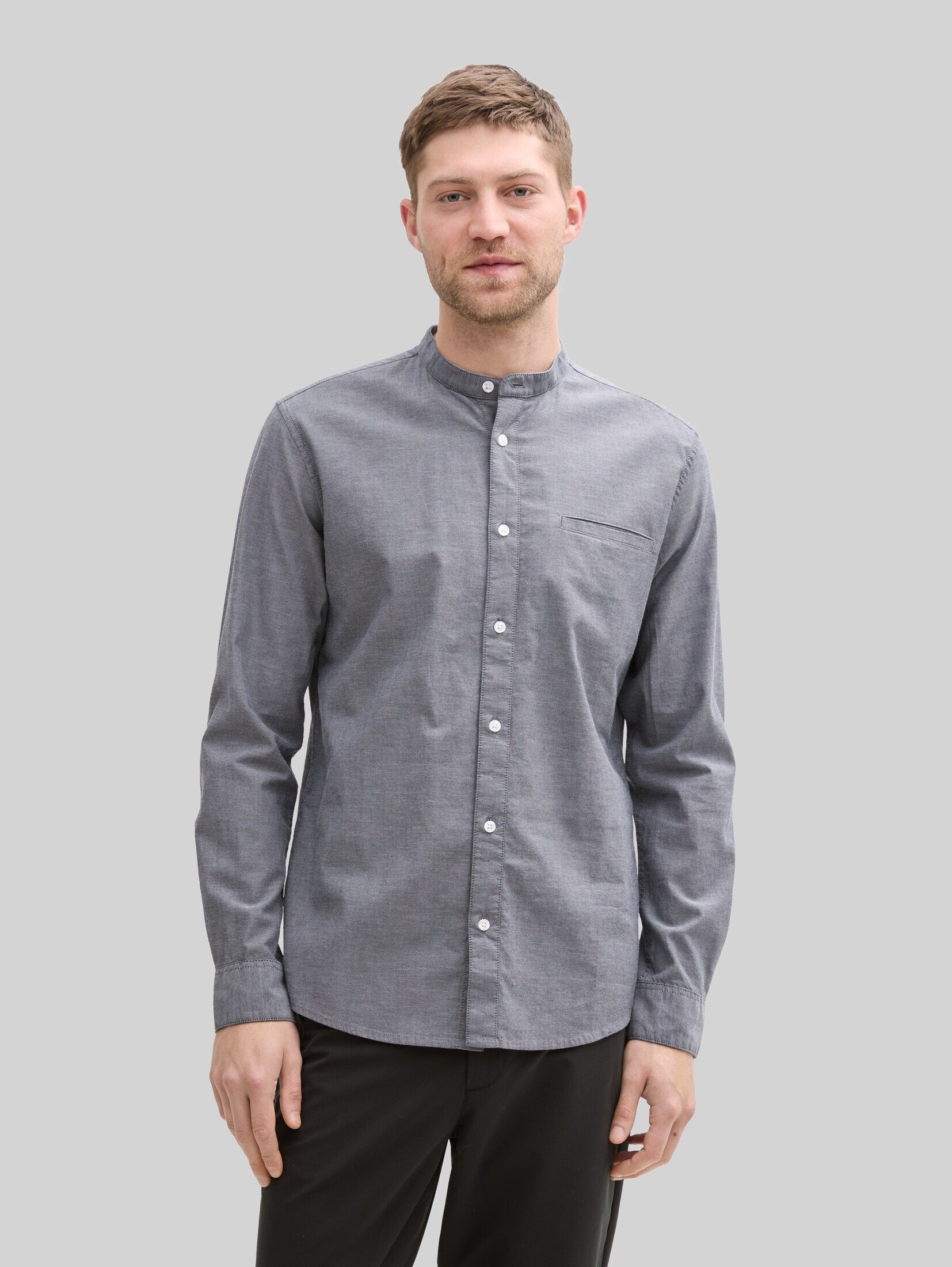 TOM TAILOR Langarmhemd Blusen & Shirts Fitted Oxford Hemd mit Brusttasche