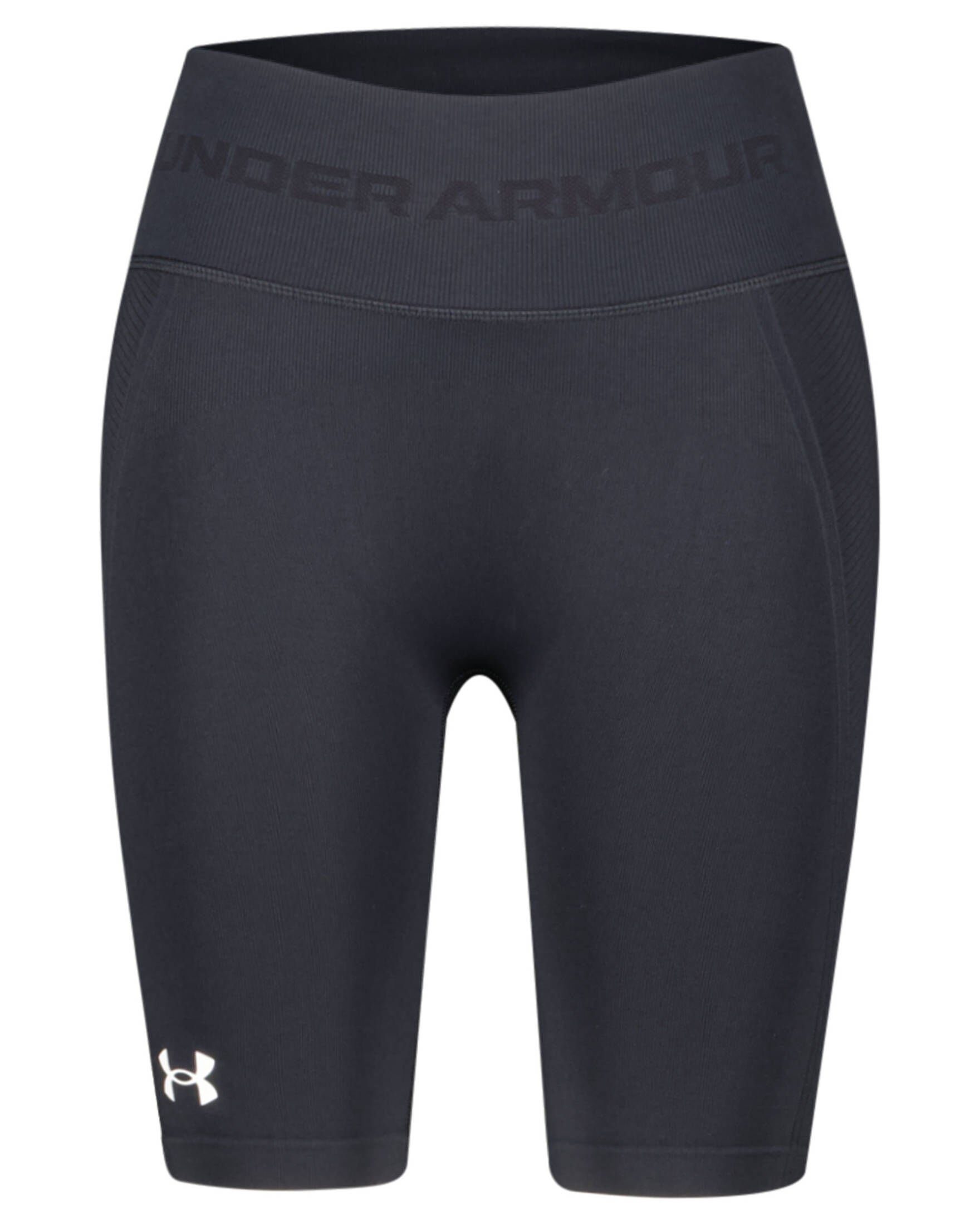 kaufe das Original Under Armour® Trainingstights Damen Trainingshorts SEAMLESS SHORT UA schwarz (200) TRAIN (1-tlg)