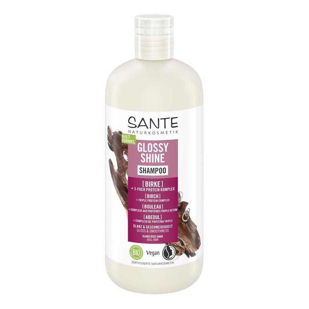 SANTE Haarshampoo Family Glanz Shampoo - Birkenblatt & pflanzl. Protein von SANTE