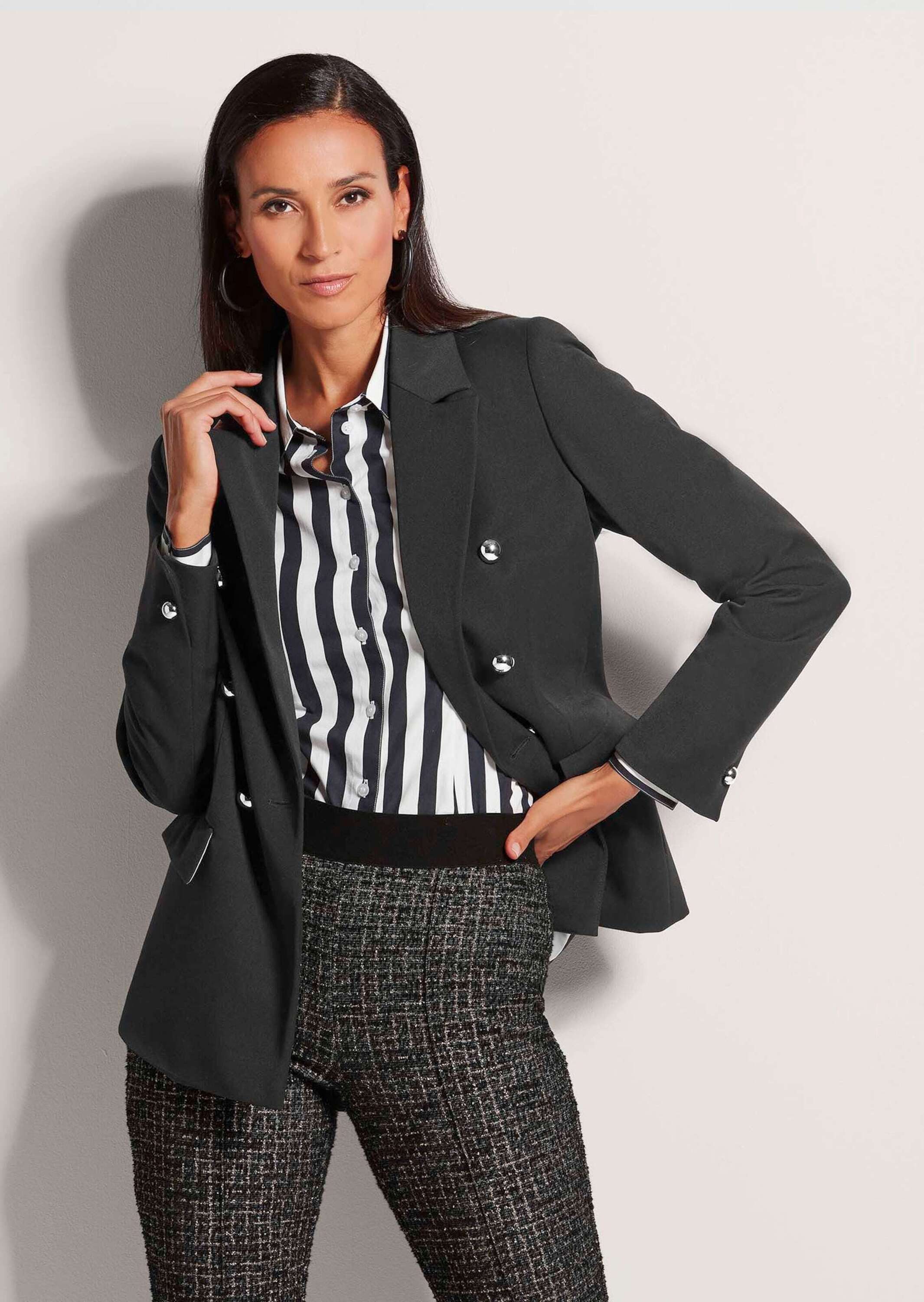 Kurzblazer Zweireihiger Longblazer