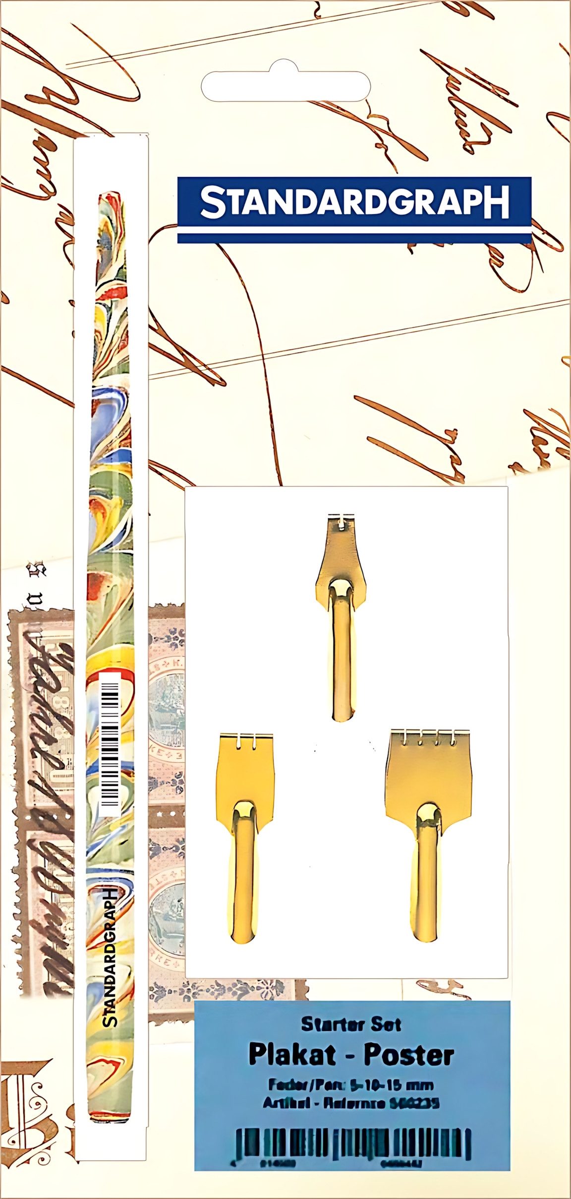 STANDARDGRAPH Kalligraphie-Stift Standardgraph Plakatfedern Starter-Set 1 Stück