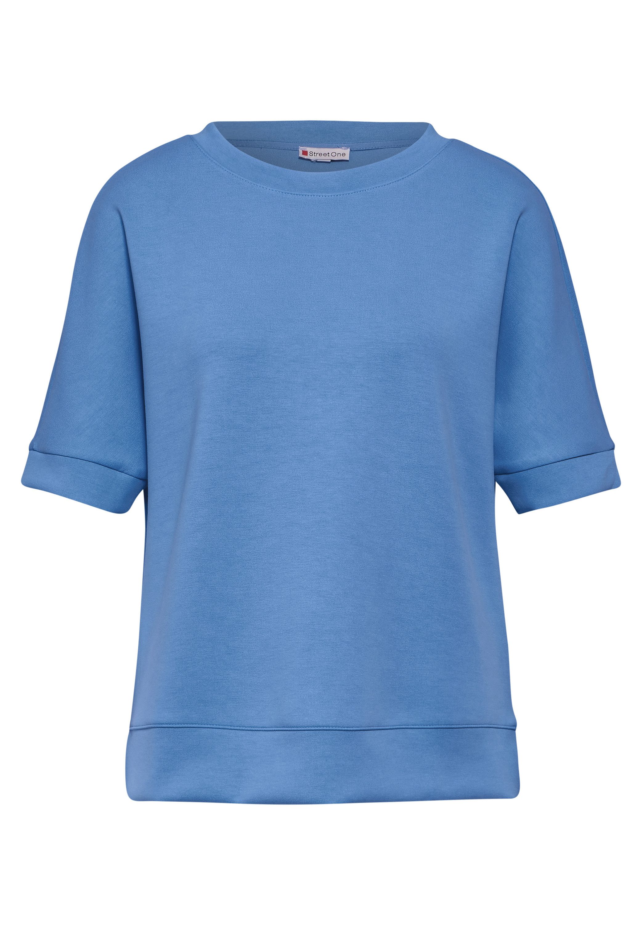 STREET ONE Langarmshirt T-Shirt im Silk-Look günstig online kaufen