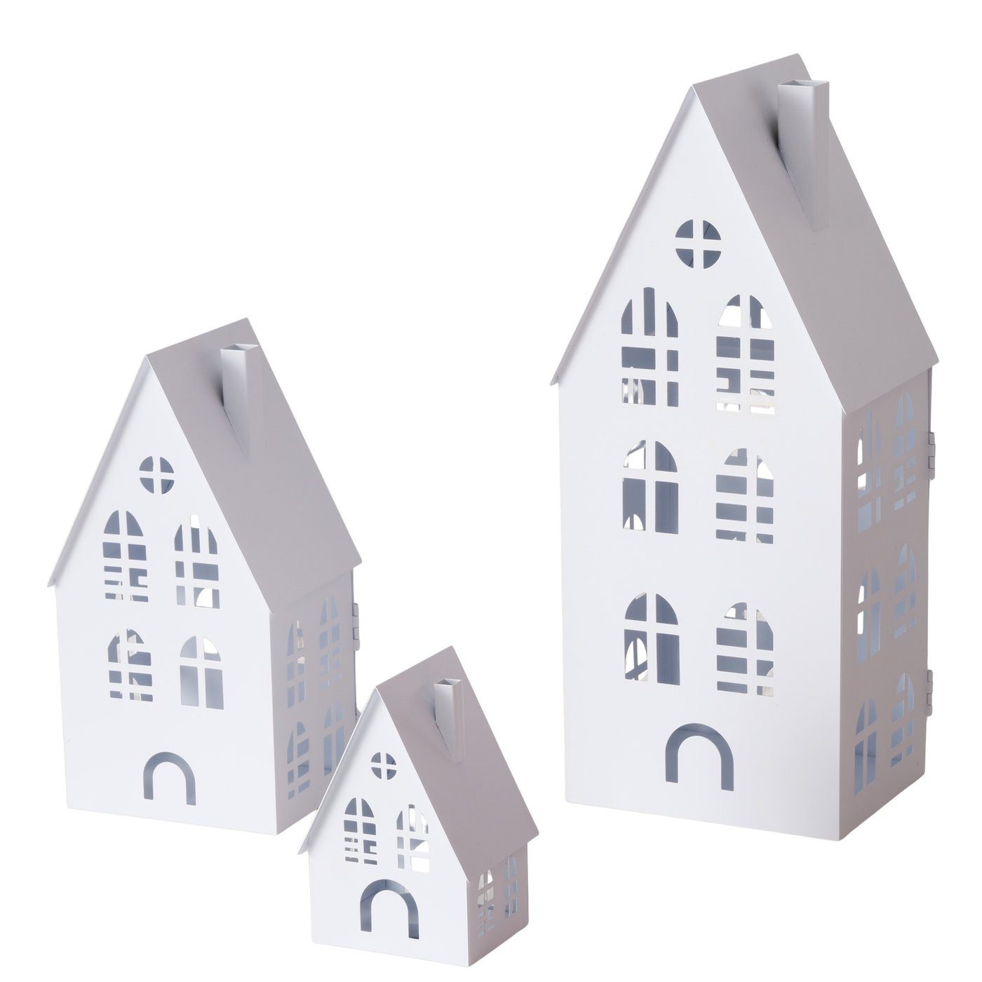 BOLTZE GRUPPE GmbH Kerzenlaterne Boltze Laternenset Dover 3-teilig günstig online kaufen