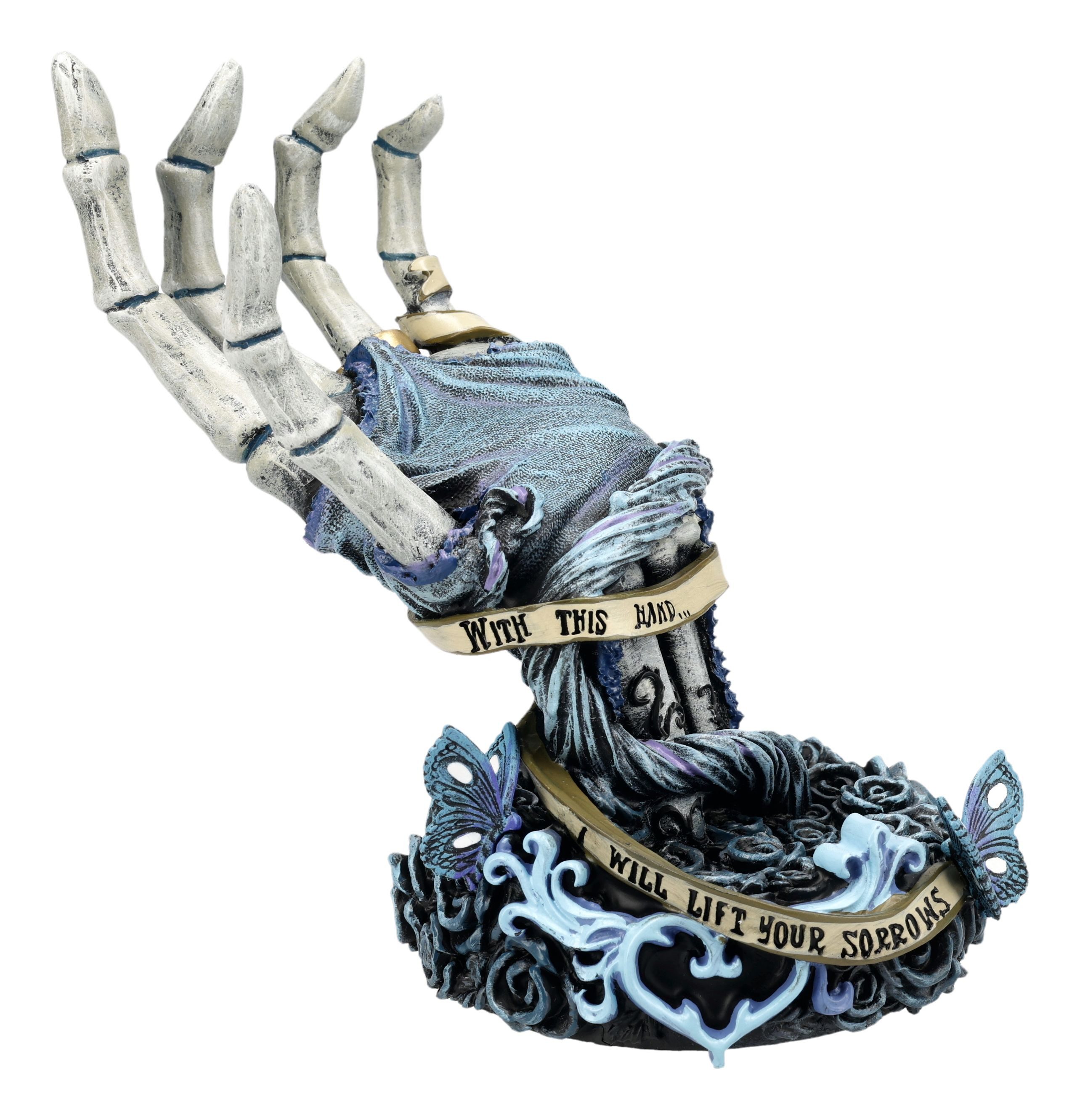 Figuren Shop GmbH Dekofigur Corpse Bride Figur – Skeletthand Statue Tim Bur günstig online kaufen