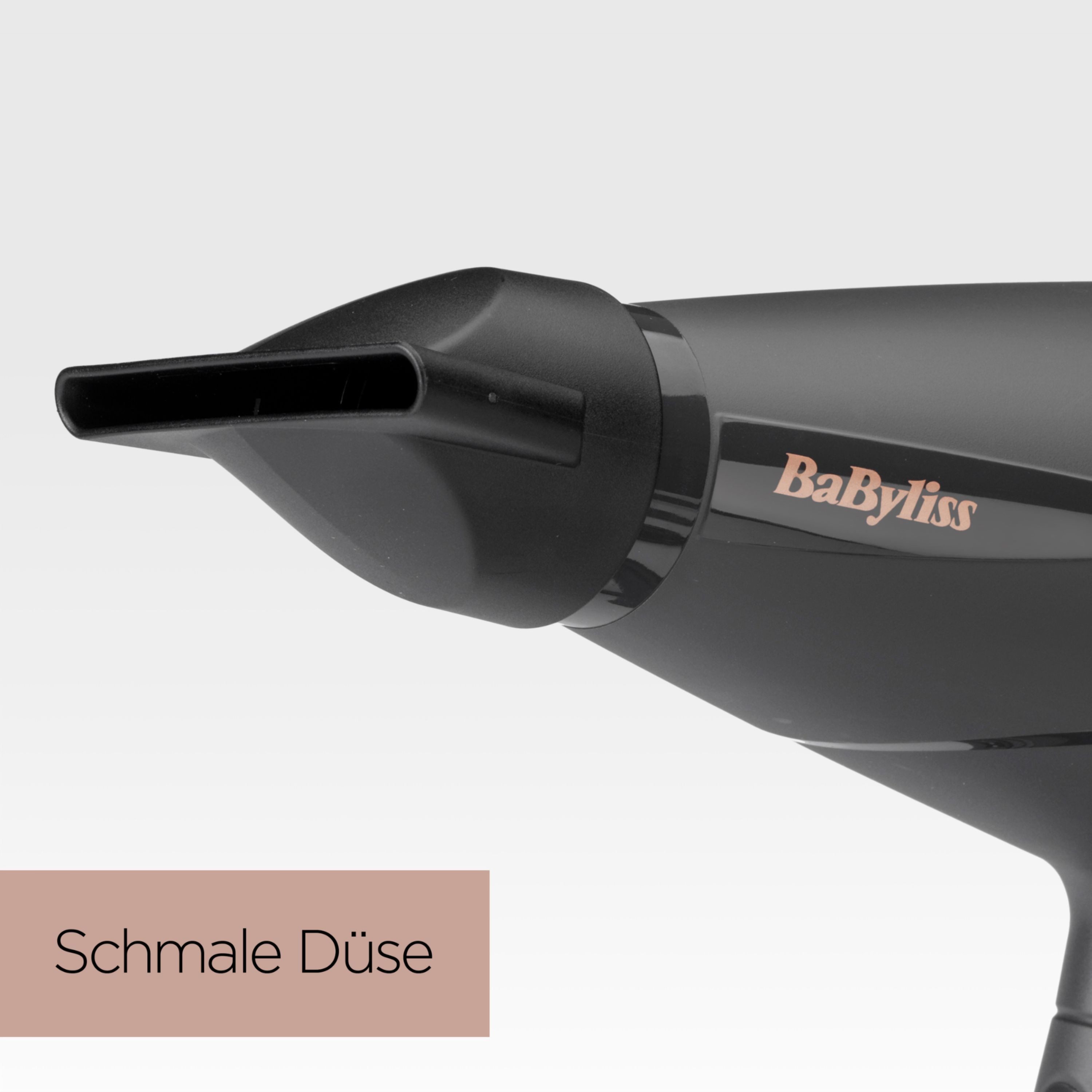 BaByliss Ionic-Haartrockner BaByliss Smooth Pro 2100 Haartrockner, 6709DE, 2100 W, 2100W, Fön mit Ionen-Technologie, Föhn mit Diffusor für Locken