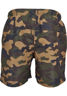 URBAN CLASSICS Badeshorts Urban Classics Herren Camo Swim Shorts