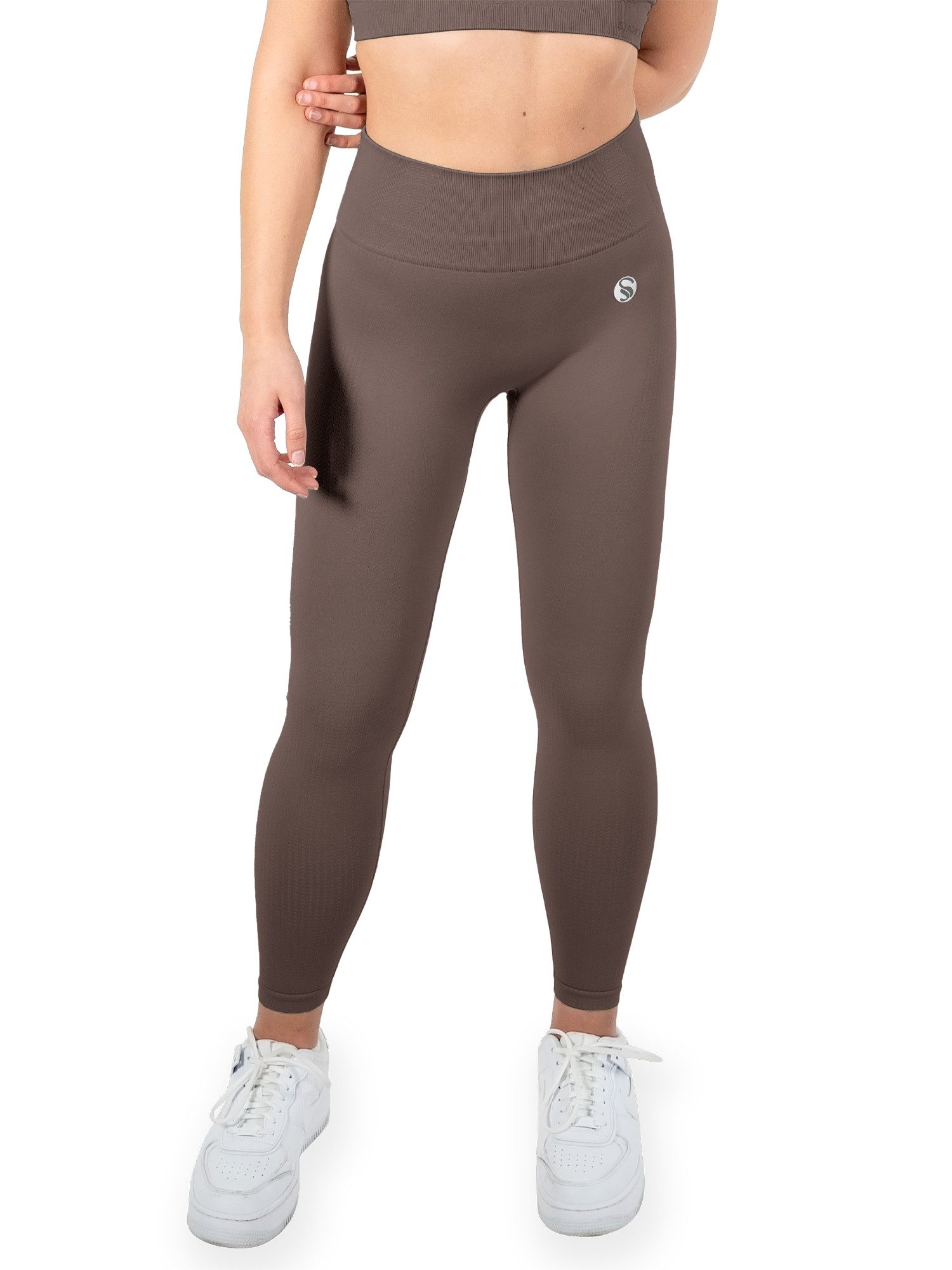 Stark Soul® Highwaist Leggings Sport Leggings "reflect" mit hohem breitem B günstig online kaufen