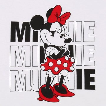 Sarcia.eu Schlafanzug Minnie Mouse Disney, Damen Kurzarm-Baumwollpyjama, L