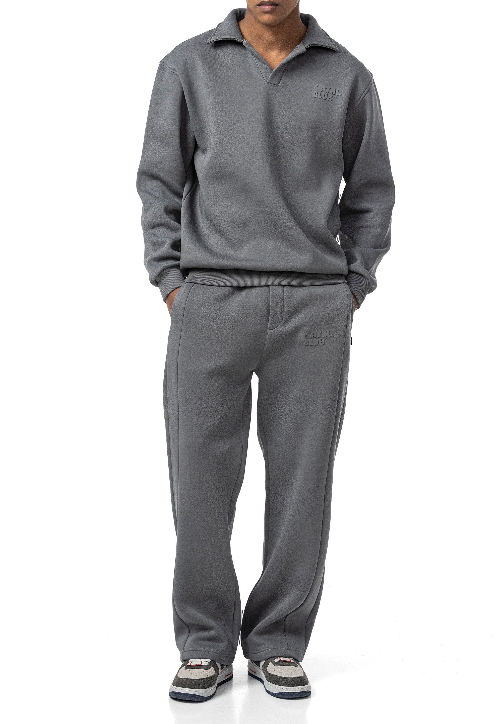 RedBridge Jogginganzug - Lässiges Sweat-Set mit Polokragen – Zweiteiler, Oversized (Set, 2-tlg)