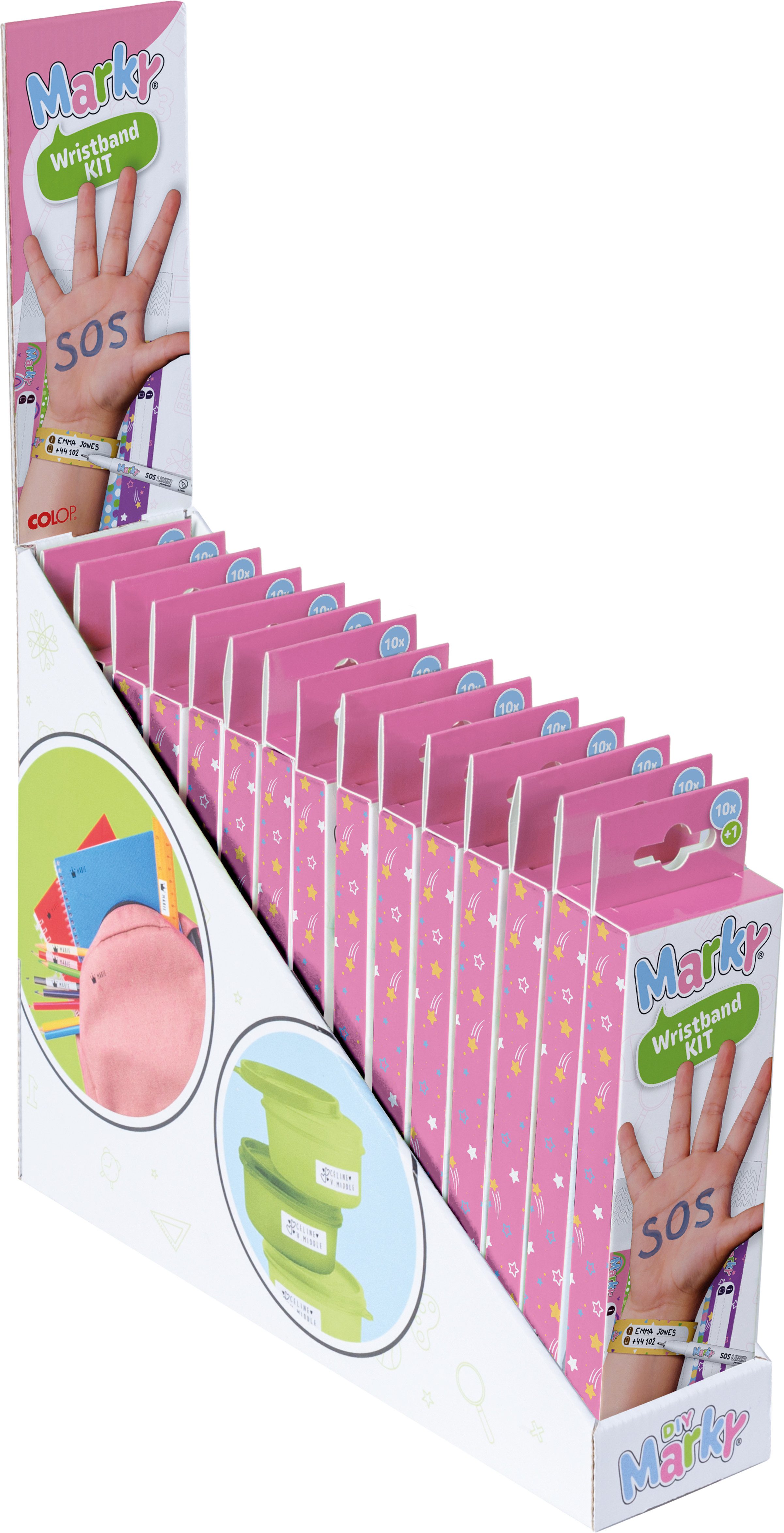 COLOP COLOP 9C 169901 COLOP MARKY Sicherheitsarmbänder Display Stempelkissen