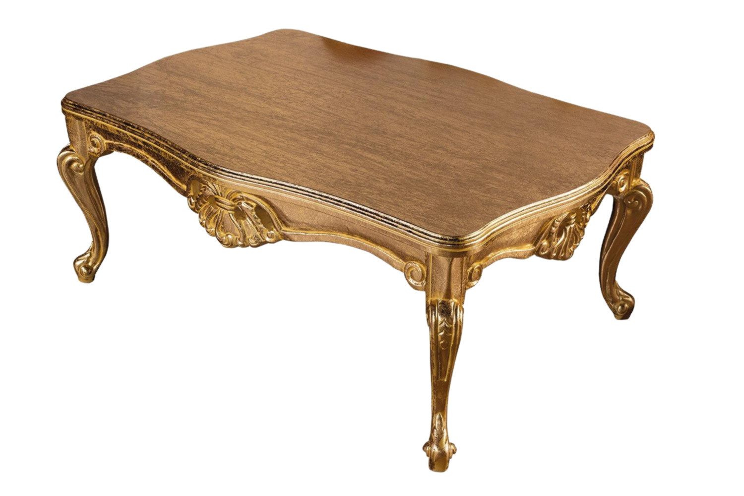 Xlmoebel Couchtisch Luxuriöser rechteckiger Barock-Rokoko-Tisch zur Dekoration 136x90 (Couchtisch), Hergestellt in Europa