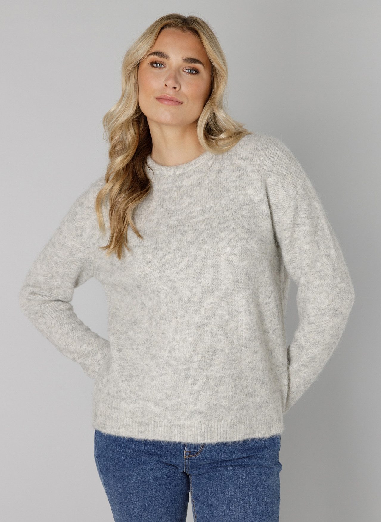Base Level Strickpullover Yana mit Wolle günstig online kaufen