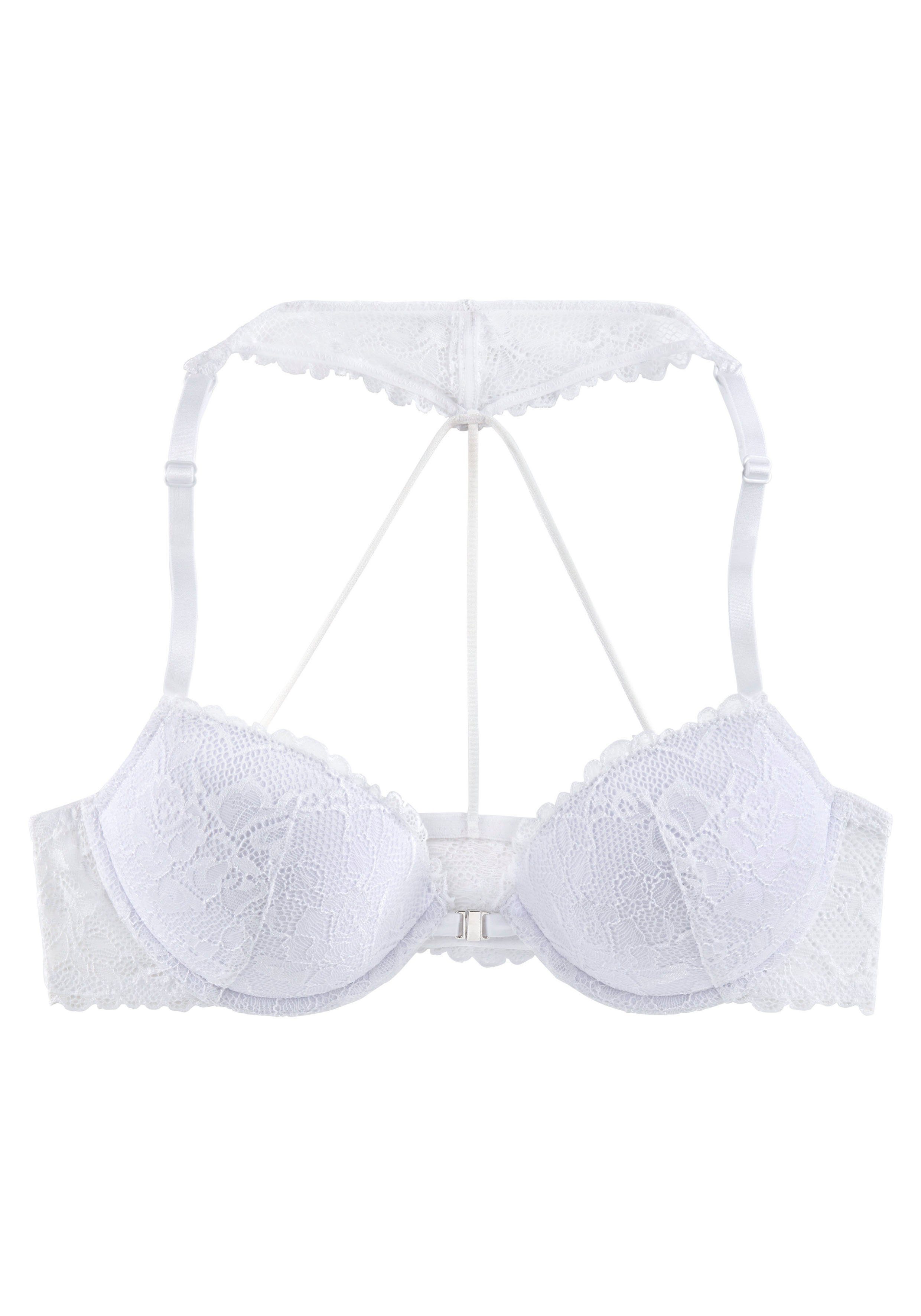 LASCANA Push-up-BH mit dekorativem Spitzenrücken im Bänderdesign, sexy Dessous. € 34,99