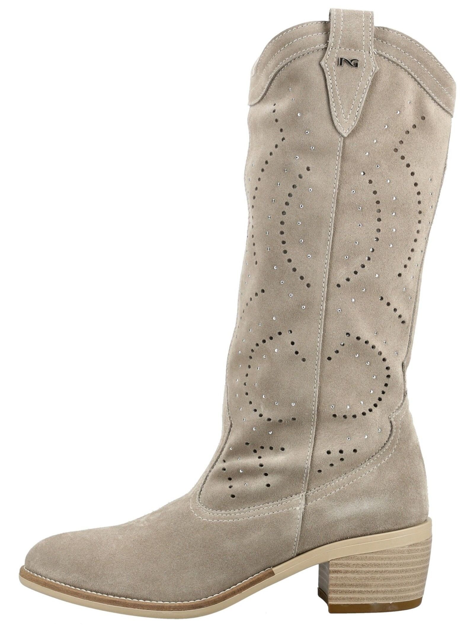 Nero Giardini Nero Giardini Stiefel Veloursleder Bikerboots günstig online kaufen