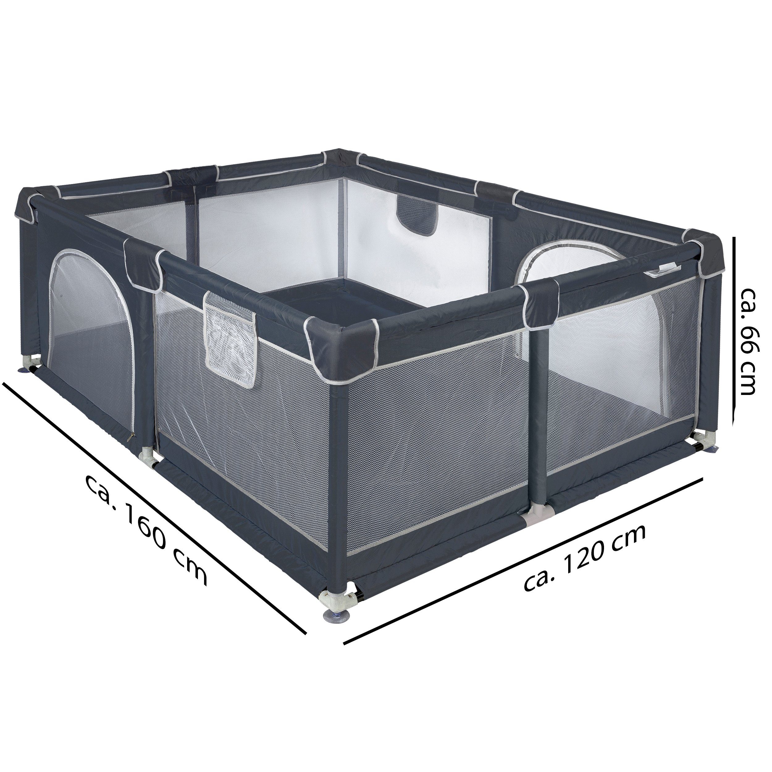 ONVAYA Laufgitter mit Insektenschutznetz, Laufstall, Babyzaun, Krabbelgitte günstig online kaufen