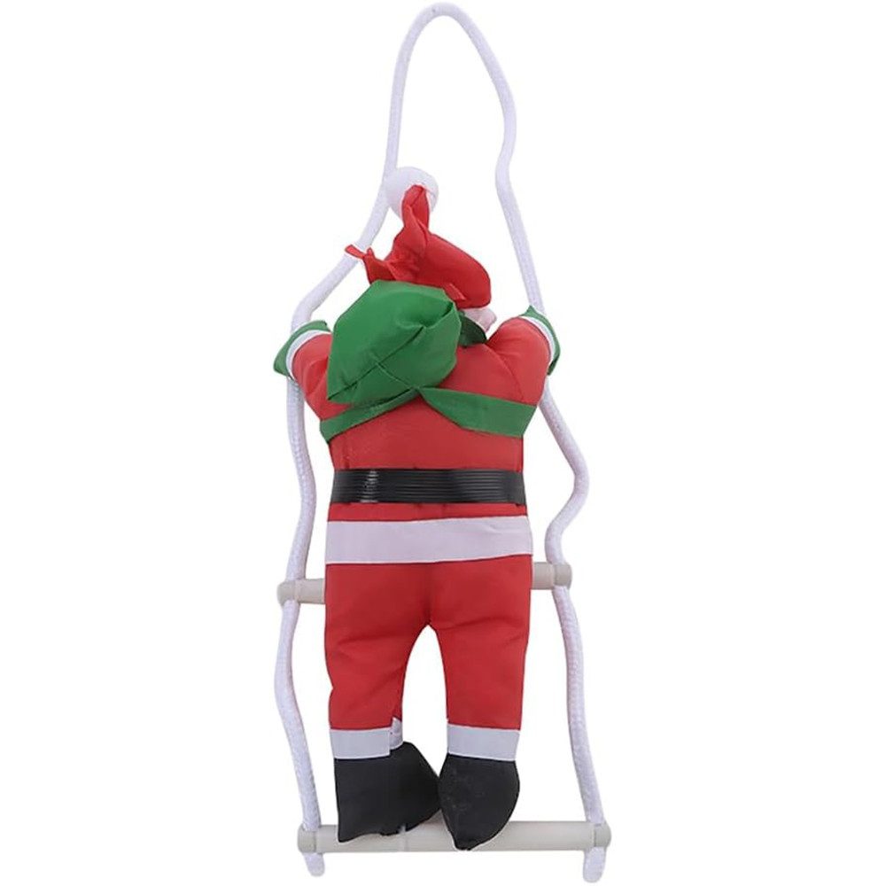Cachito Weihnachtsmann Nikolaus auf Leiter 25cm Weihnachtsdekoration (1 St)