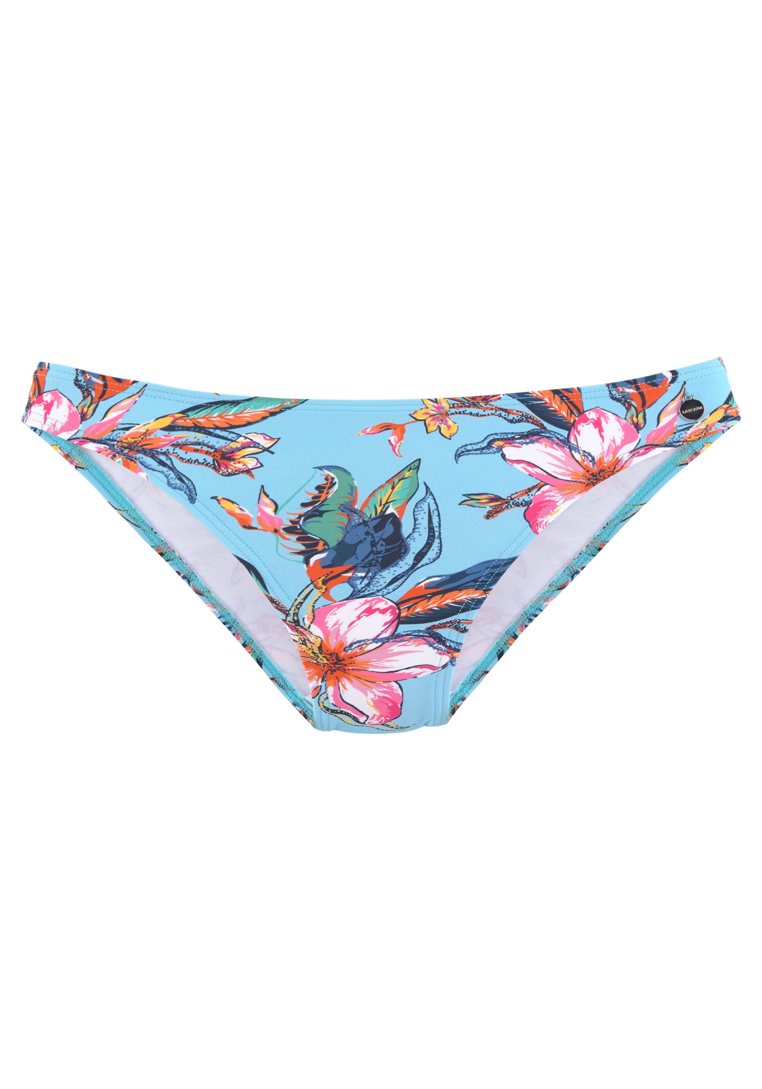 LASCANA Bikini-Hose Malia in knapper Brasilien-Form mit tropischem Print günstig online kaufen