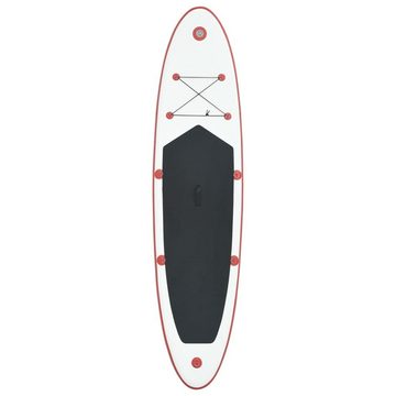 vidaXL Schlauchboot Stand Up Paddle Board SUP Aufblasbar Rot und Weiß