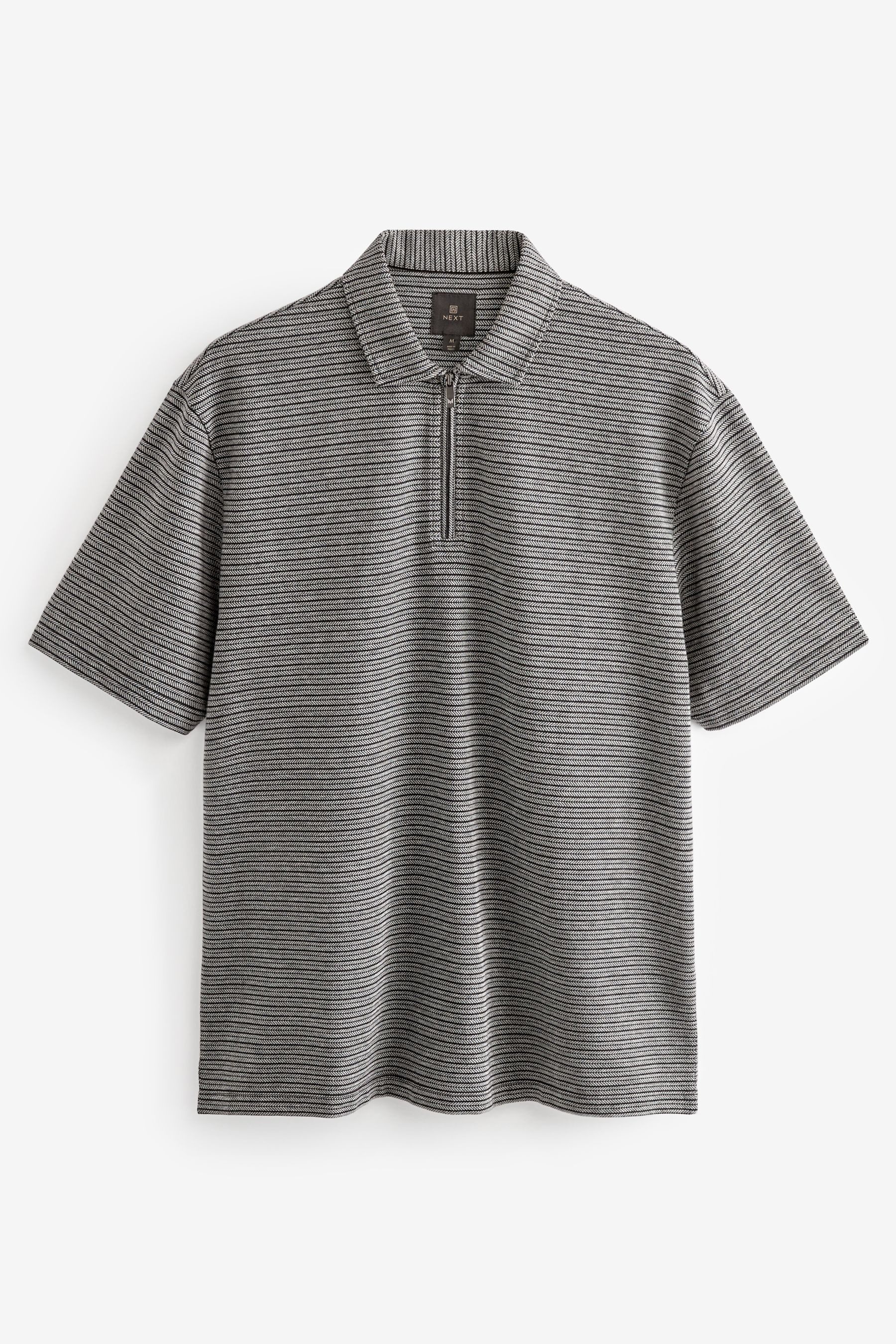 Next Poloshirt Strukturiertes Polo-Shirt (1-tlg) günstig online kaufen