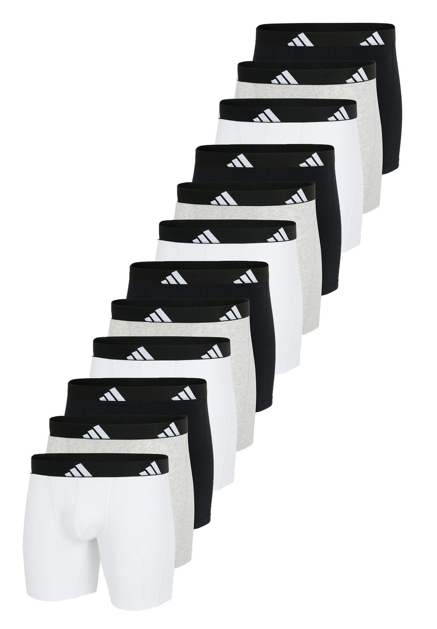 adidas Performance Boxershorts BOXER Brief Basic 12P (Packung, 12-St., 12er-Pack)
