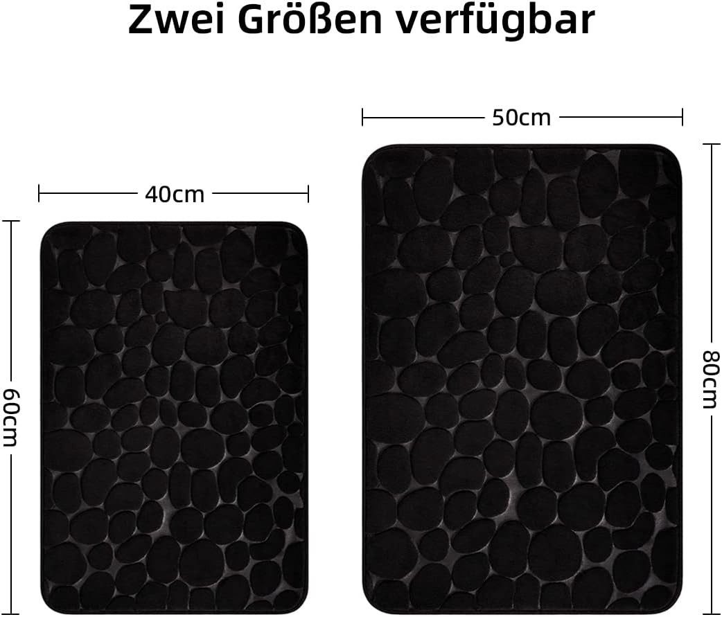 RWEUOQ Badematte Badematte rutschhemmend Memoryschaum Badteppich, günstig online kaufen