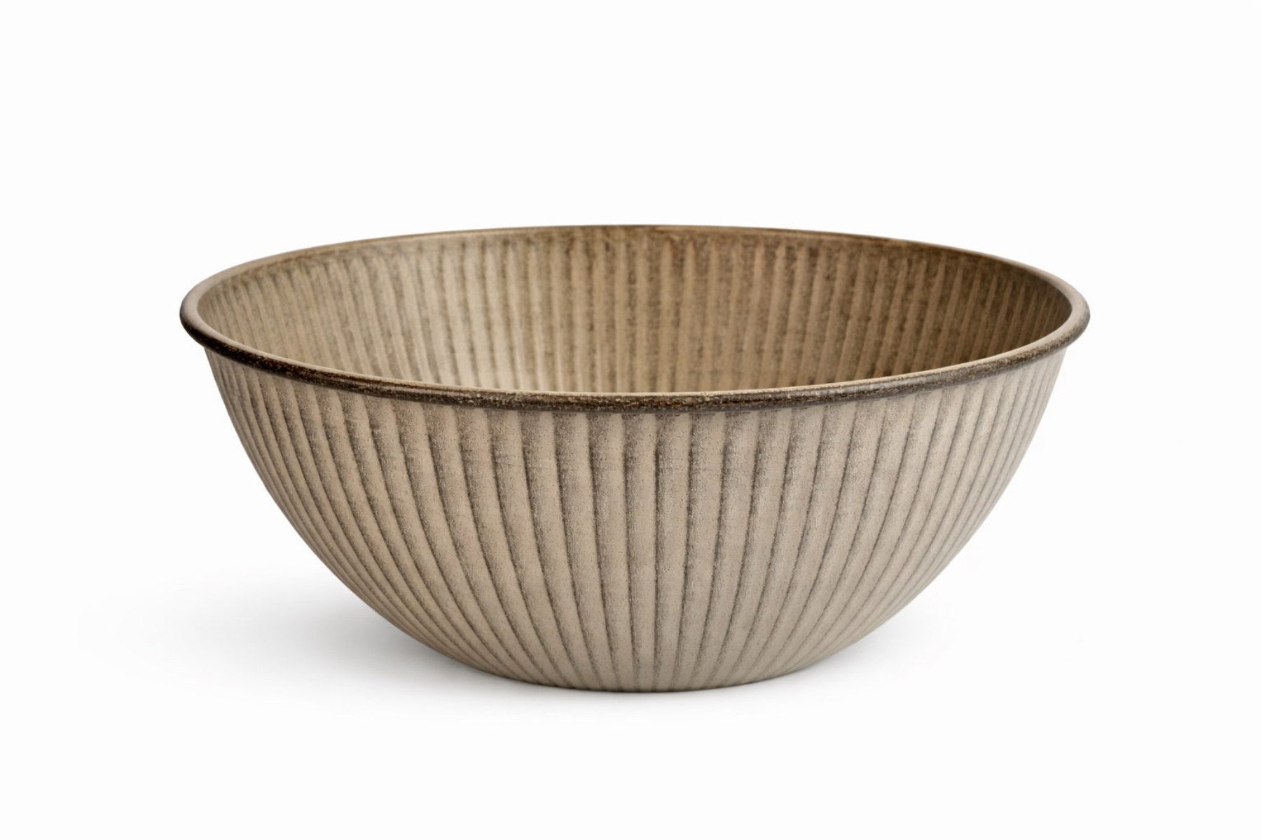 finehomegarden Pflanzschale Schale Metall lackiert Sand Ø44,5cm H21cm Wasserwanne Miniteich (1 St), Teichwanne Pflanzschale Garten