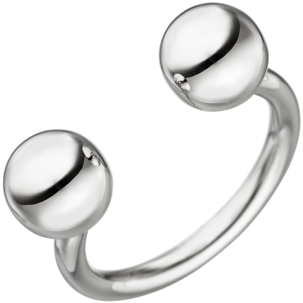 Schmuck Krone Silberring Kugelring Kugel 8mm, 925 Silber, offen, Silber 925 günstig online kaufen