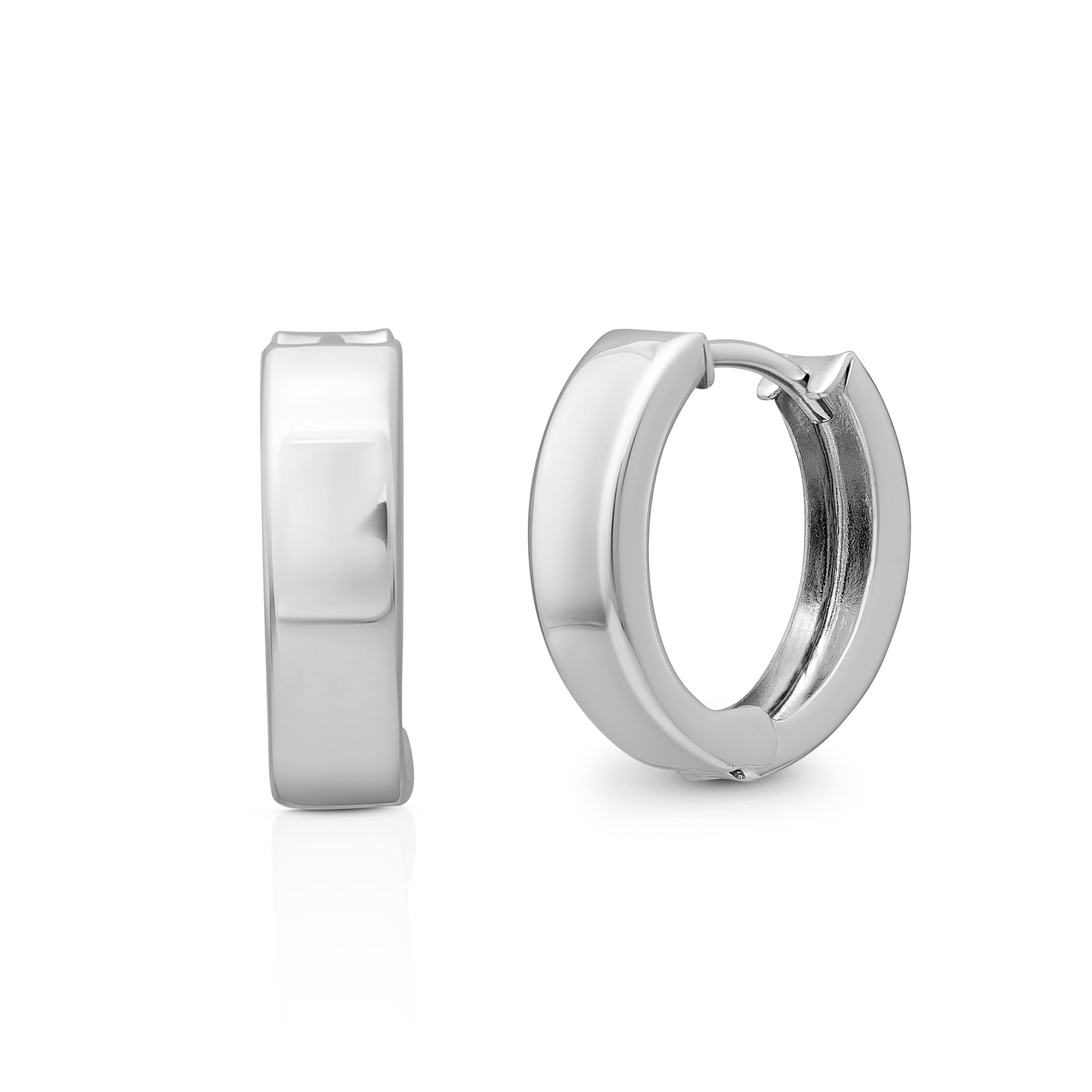 Suzan Gold Creolen-Set 375er Gold Huggies – Sleek Creolen für Damen, elegan günstig online kaufen