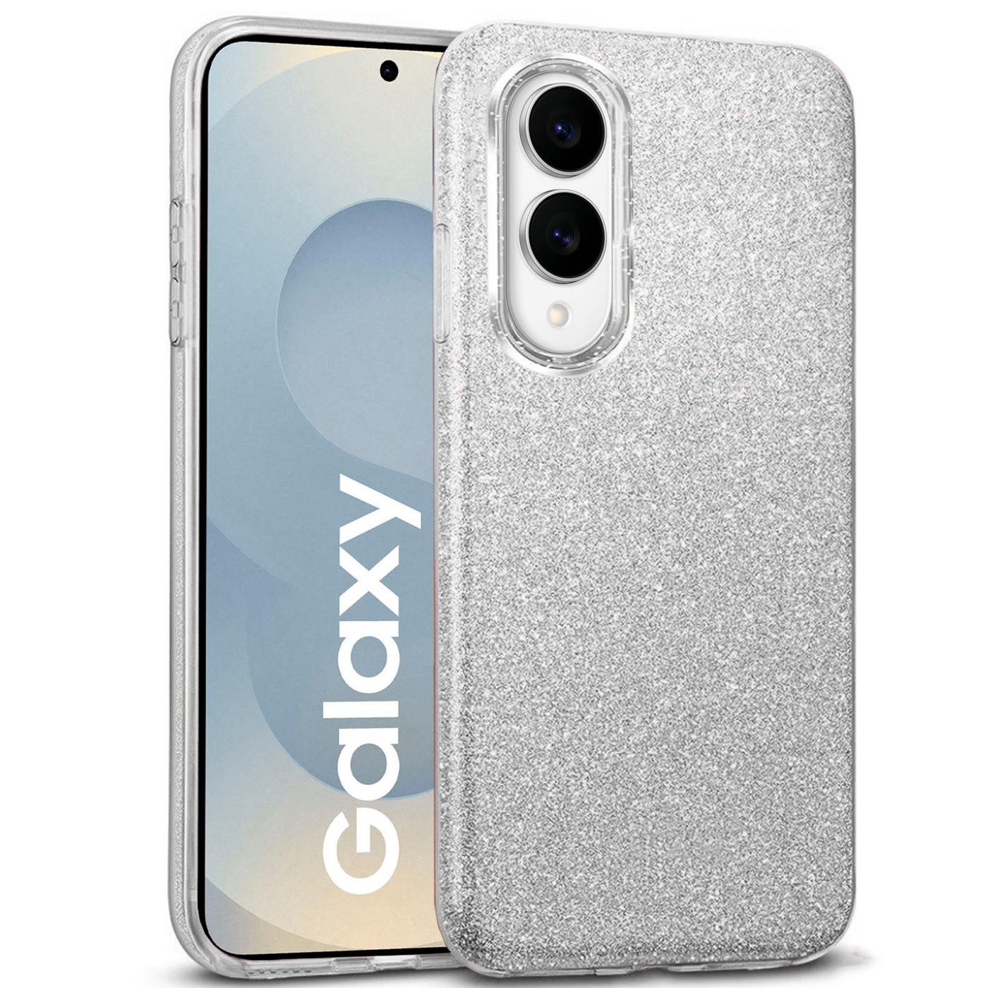 CoolGadget Handyhülle Glitzer Glamour Hülle für Samsung Galaxy S25 Edge 6,7 Zoll, Slim Case mit Glossy Effect Schutzhülle für Samsung S25 Edge Hülle