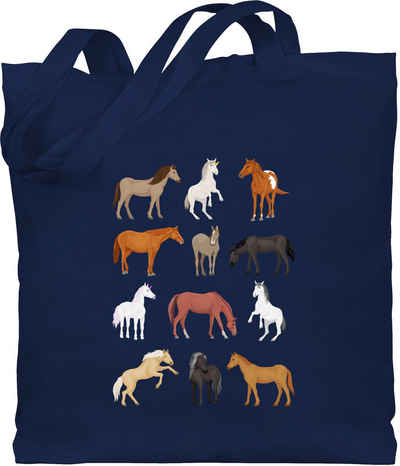 Shirtracer Umhängetasche Pferde Reihe, Tiermotiv Animal Print