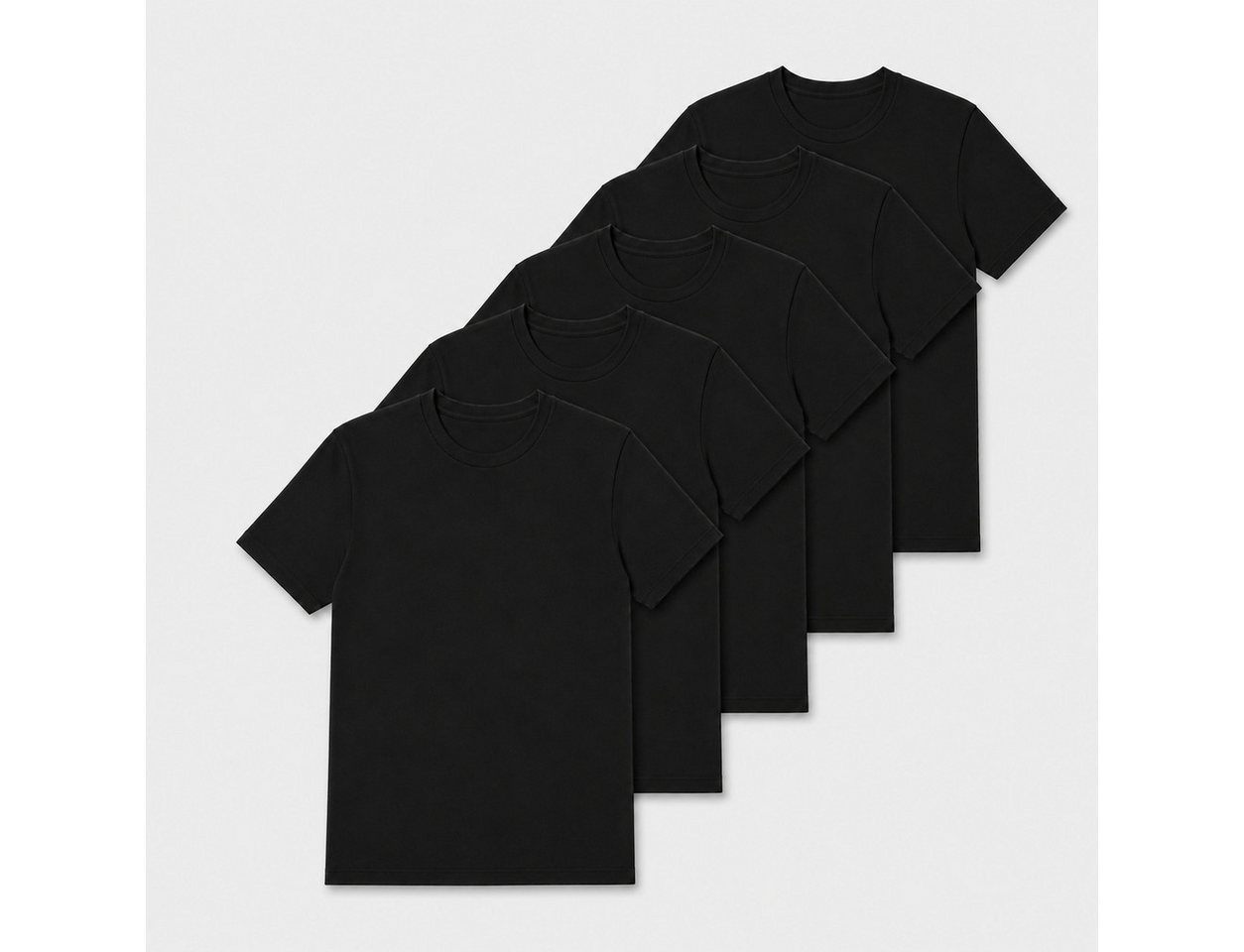 Sitztgut T-Shirt Classic Crew Neck T-Shirt (6-tlg)