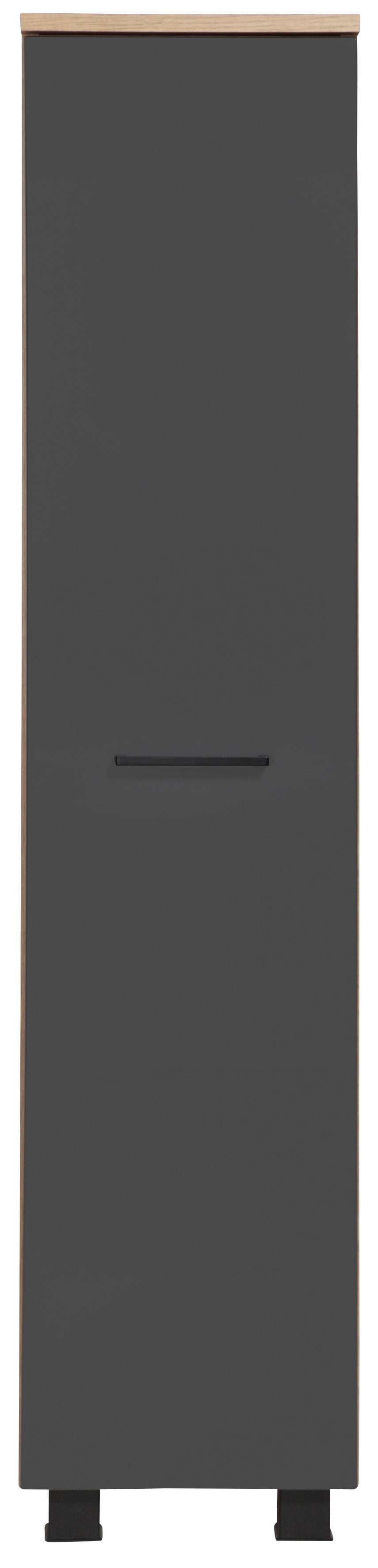 welltime Midischrank Trento, verschiedene Ausführungen und Farben Badmöbel, Breite 30 cm, 1 Tür, Made in Germany