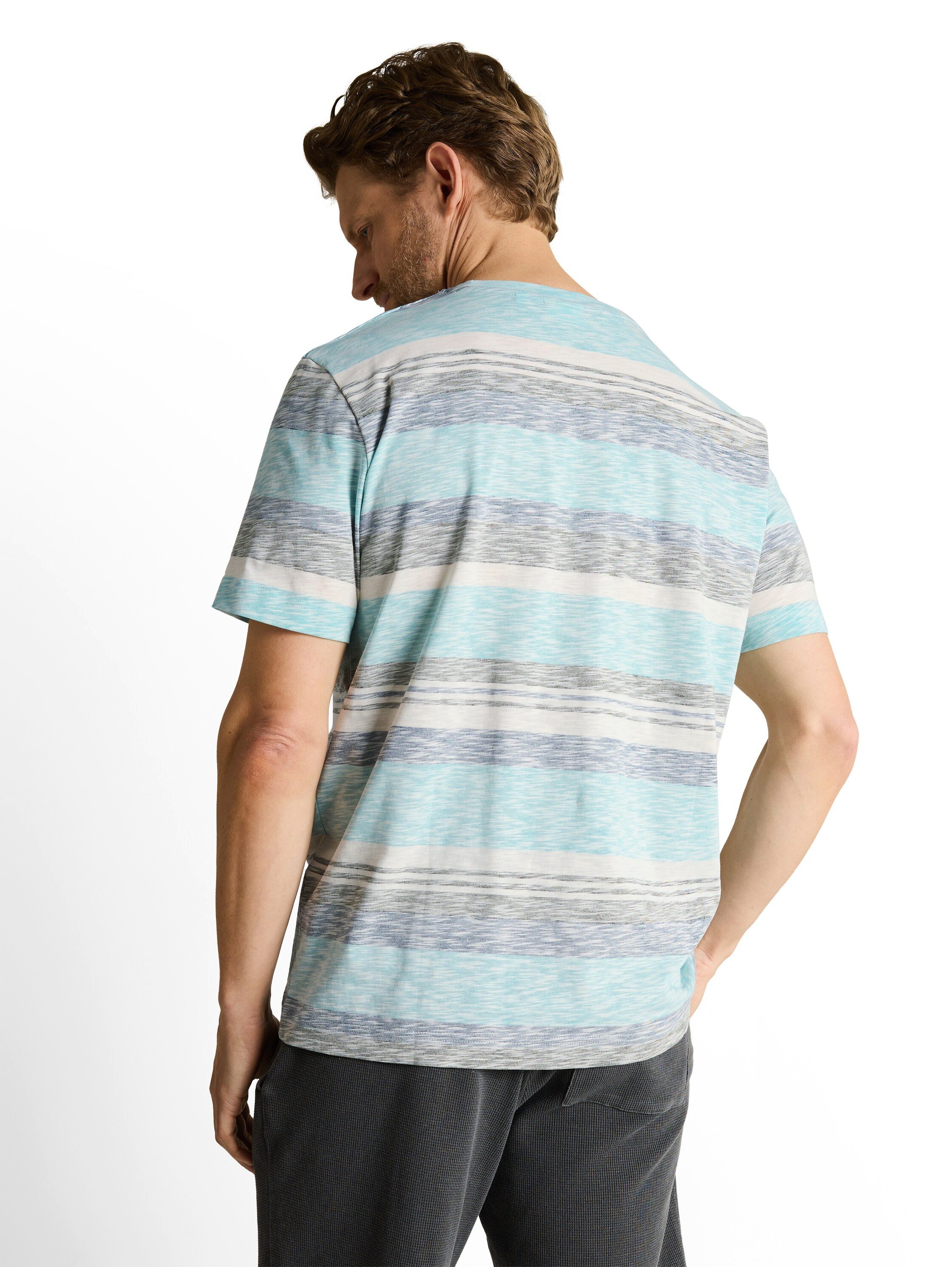 TOM TAILOR Kurzarmshirt im Streifen-Design