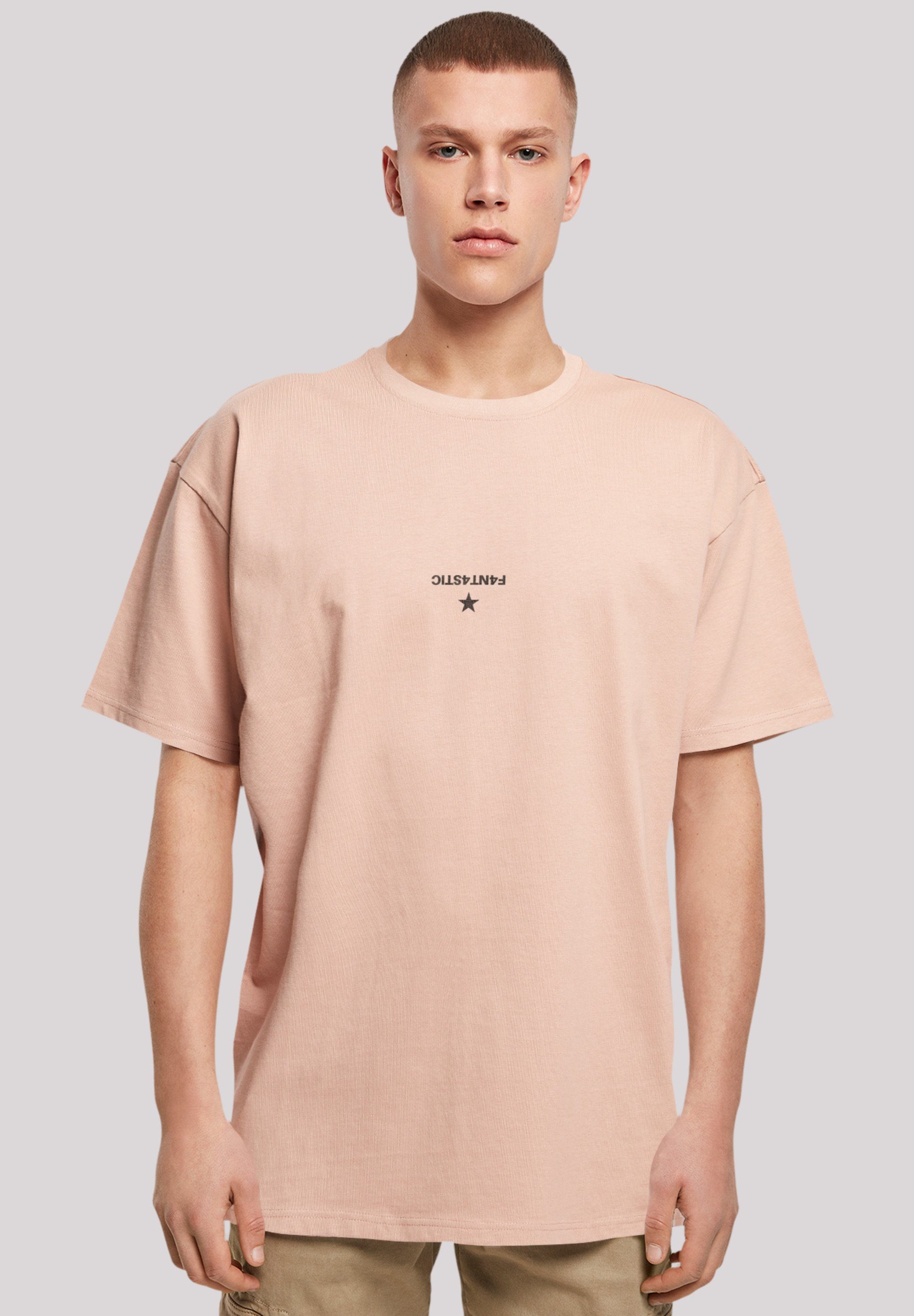 F4NT4STIC T-Shirt Geometrics Print amber