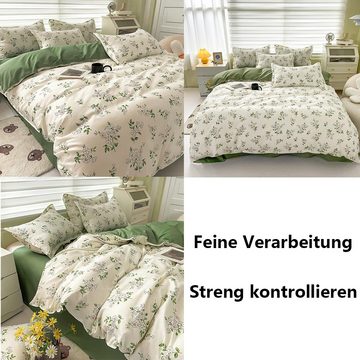 Bettwäsche Bettbezug-Set Bettwäsche Modernes, schlichtes mit Reißverschluss, FELIXLEO