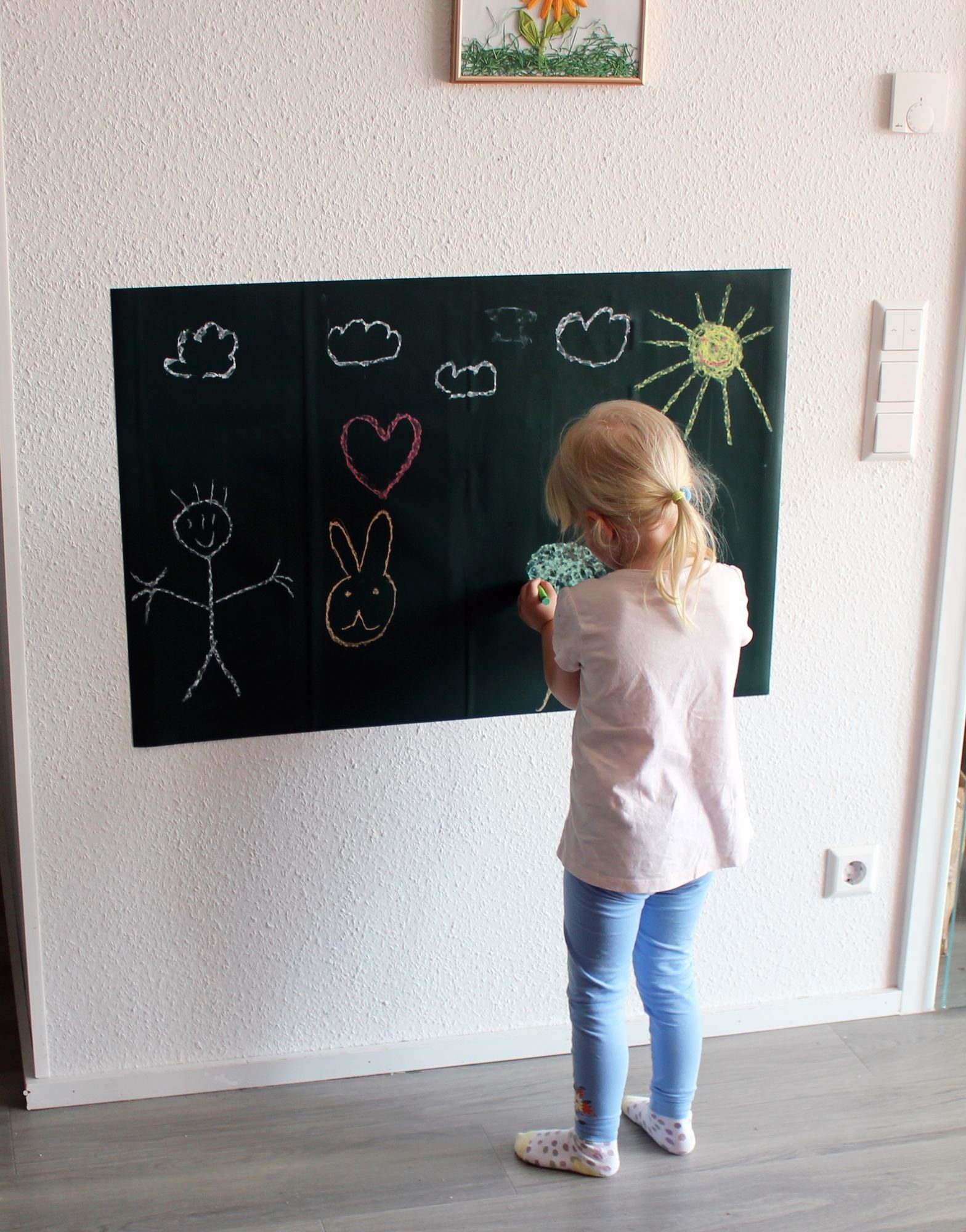 grün schwarz magnetisch Whiteboard-folie, selbstklebend weiss Dynamic-Wave Wandtafel,