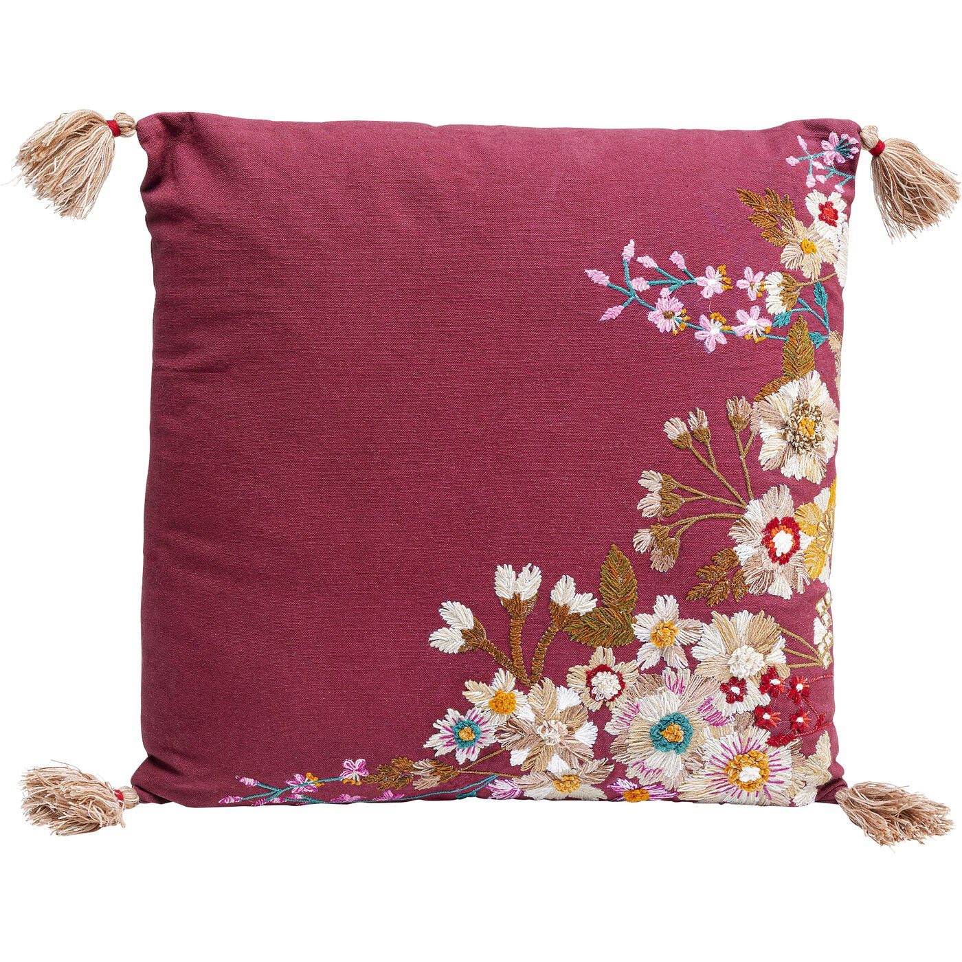 KARE Dekokissen »Kissen Embroidery Blossom 50x50« | OTTO