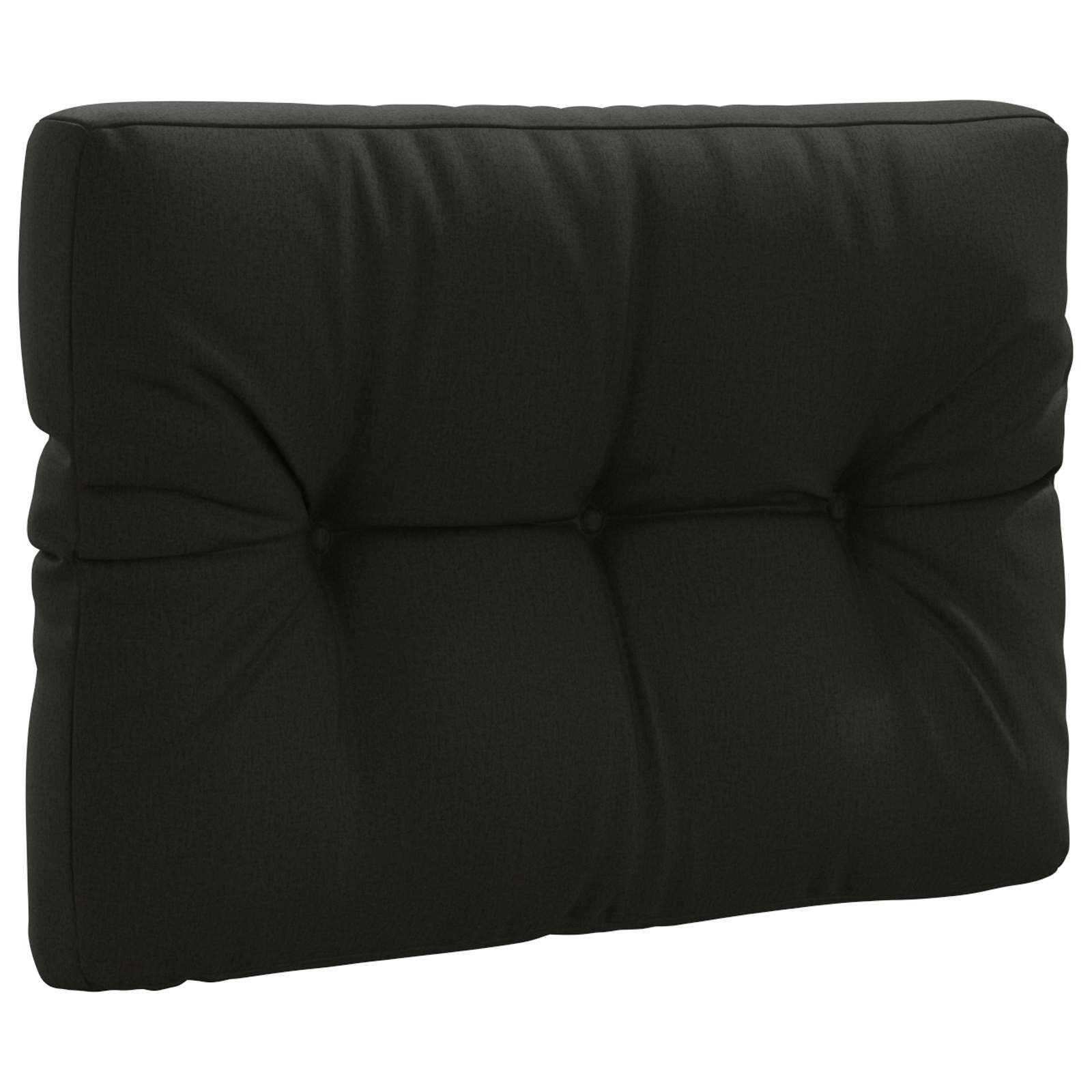 vidaXL Sitzauflage Pallet Rückenpolster VIANEN 100 % Polyester Schwarz, (1 St)