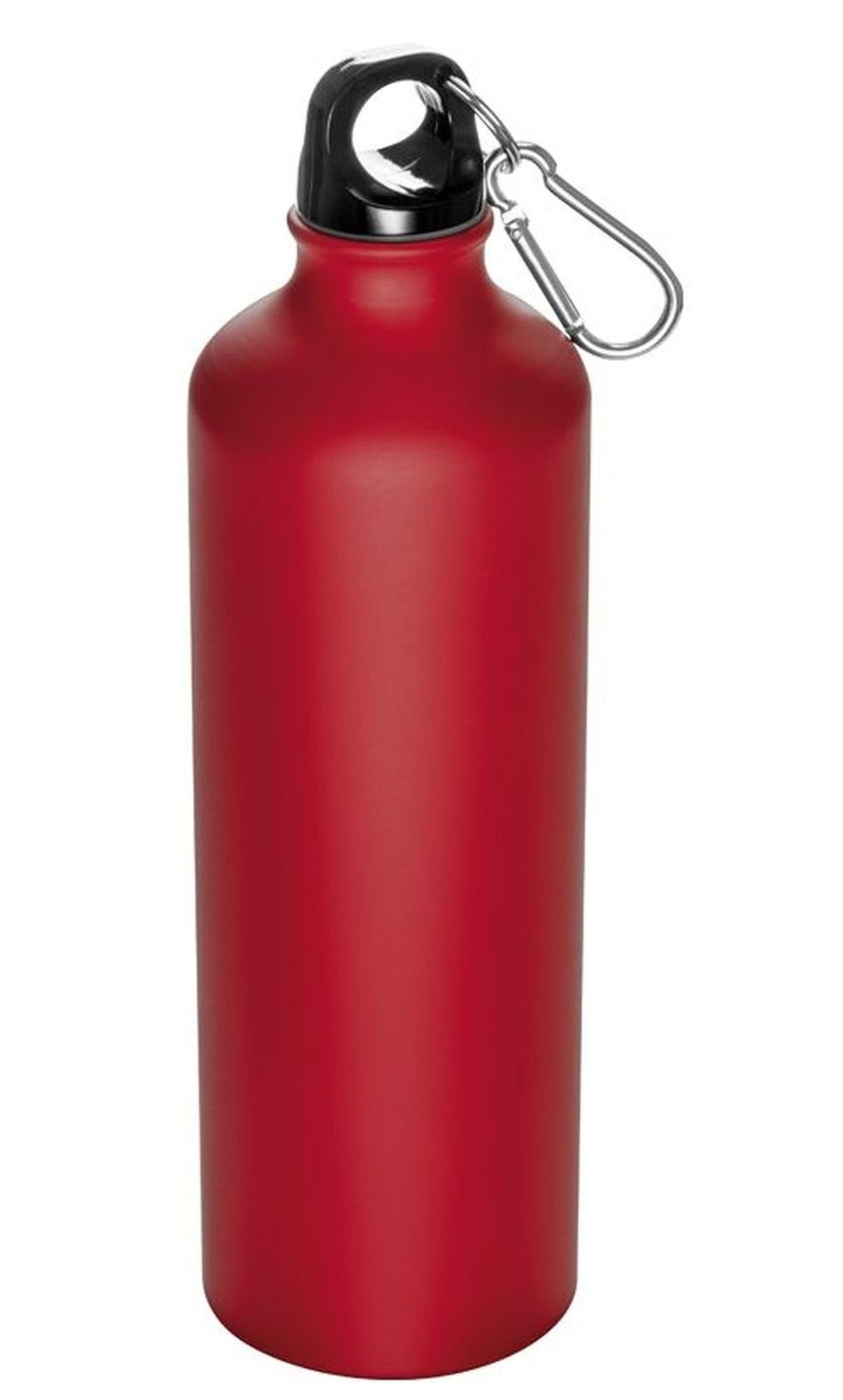 Feelino Trinkflasche Rot Wasserflasche Sportflasche mit Trinkflasche 800ml Metall
