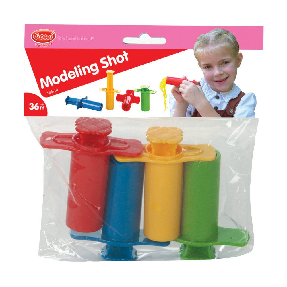 GOWI Feindosierspritze Knetspritzen mehrfarbig 4 Teile